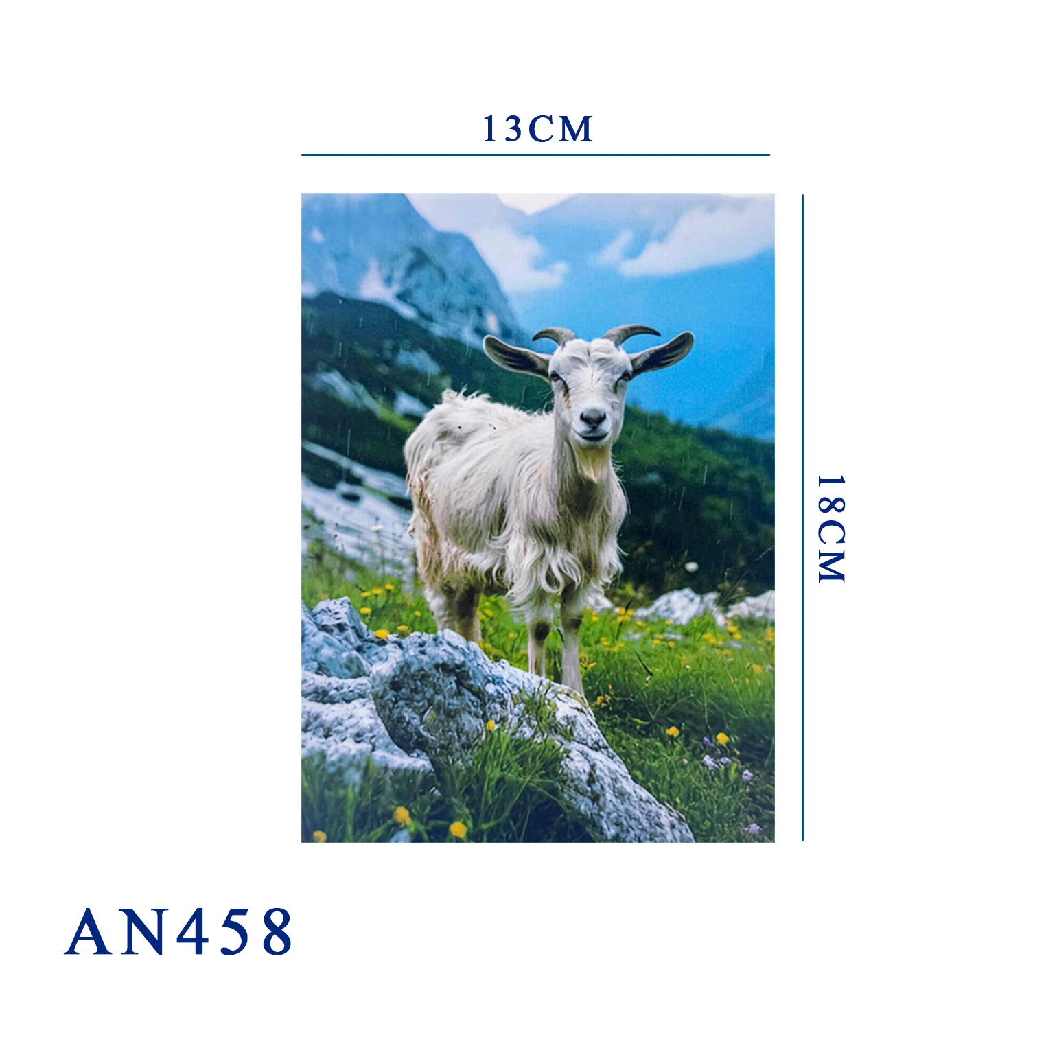 Mountain Goat 3D Pop-up Card
