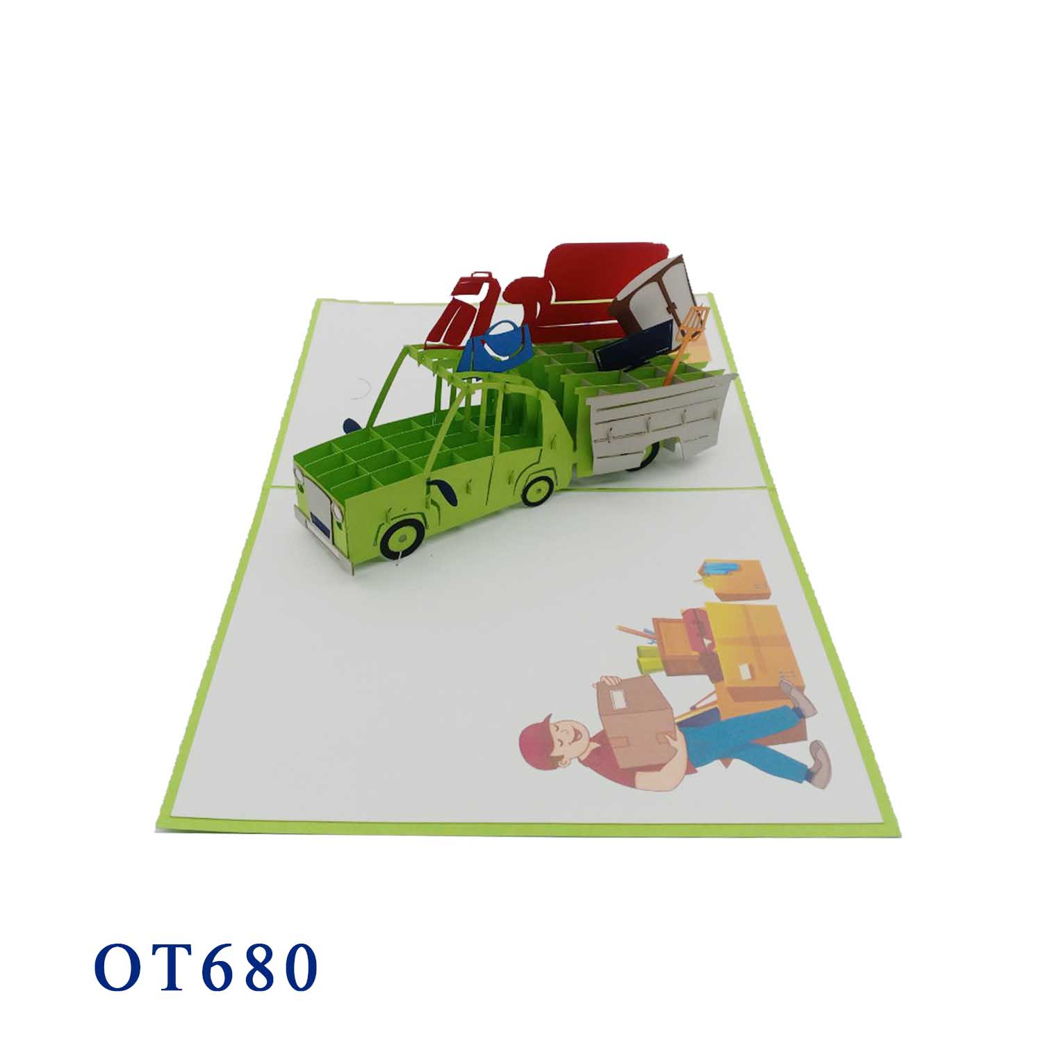 Moving House Pop Up Card