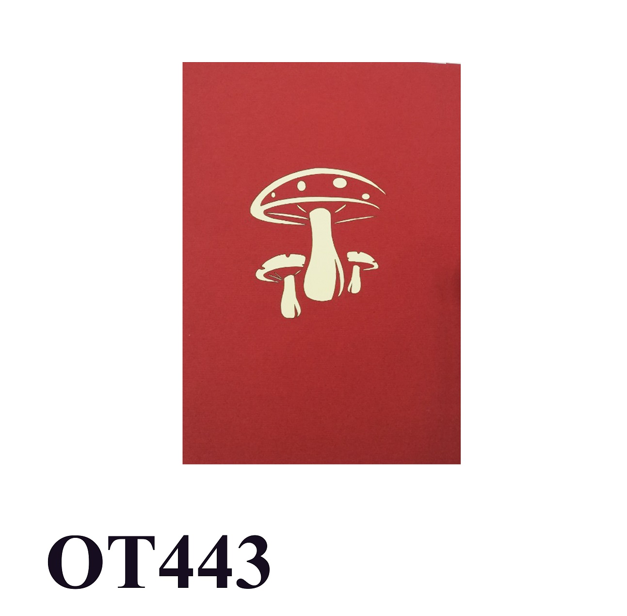 Mushroom Pop Up Card
