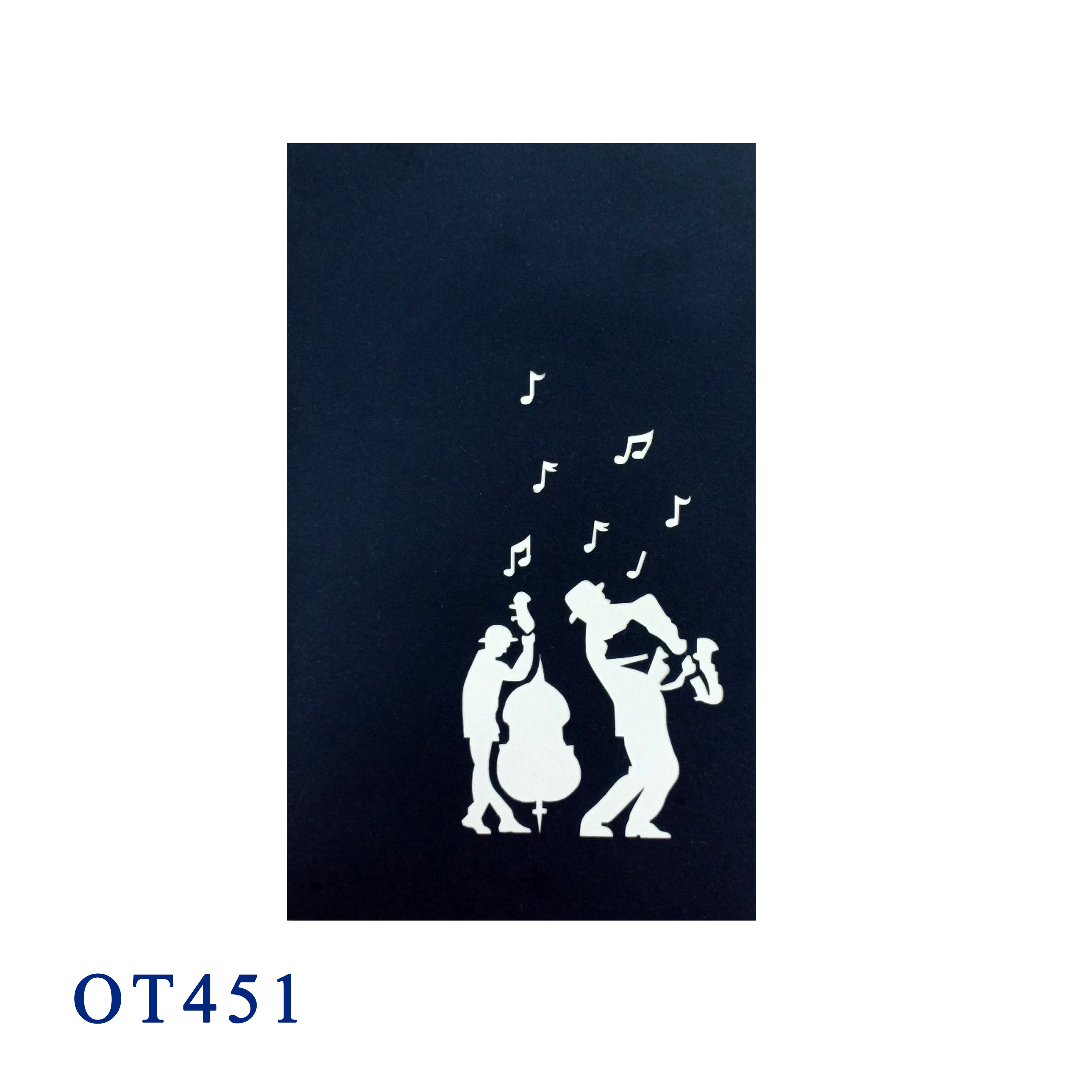 Jazz Pop Up Card