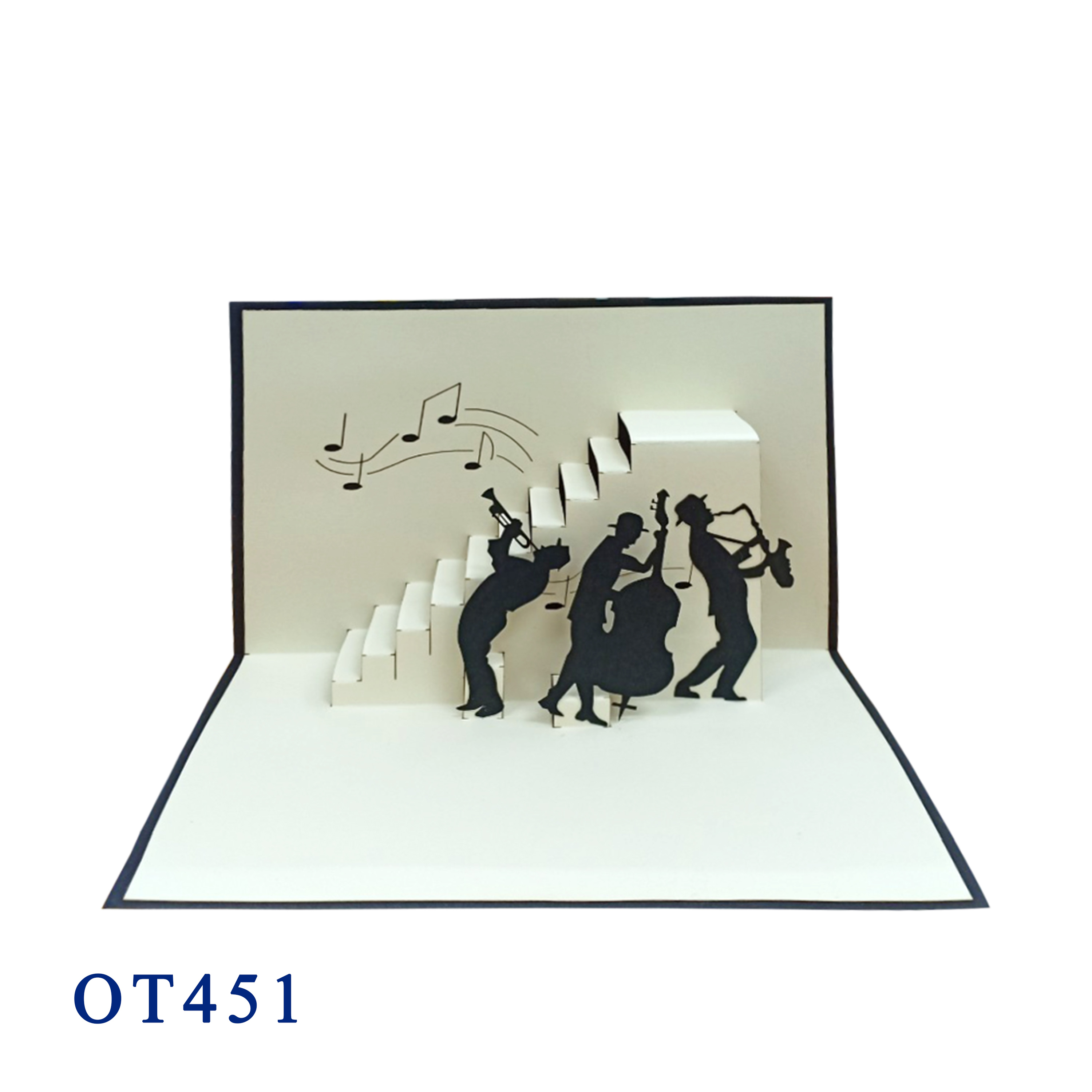 Jazz Pop Up Card