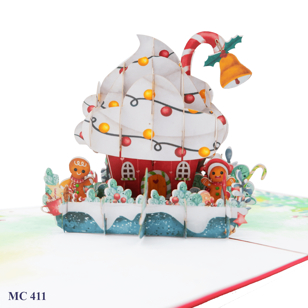 Noel Cupcake Pop Up Card