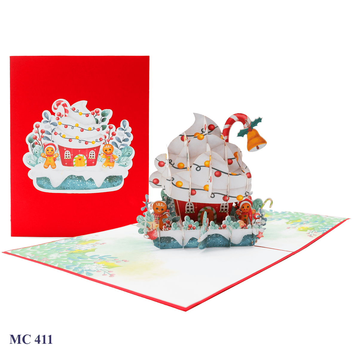 Noel Cupcake Pop Up Card