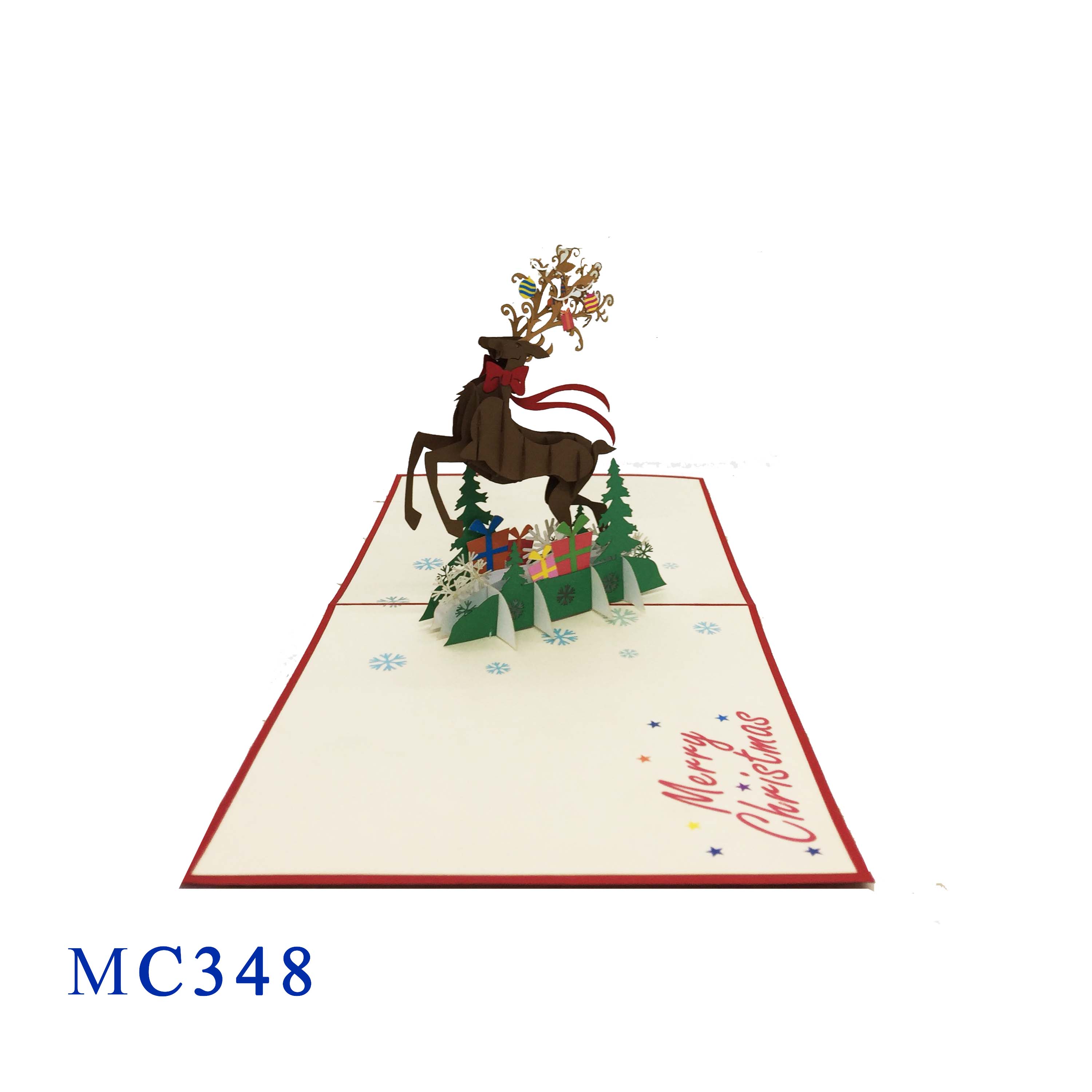 Noel Reindeer Pop Up Card
