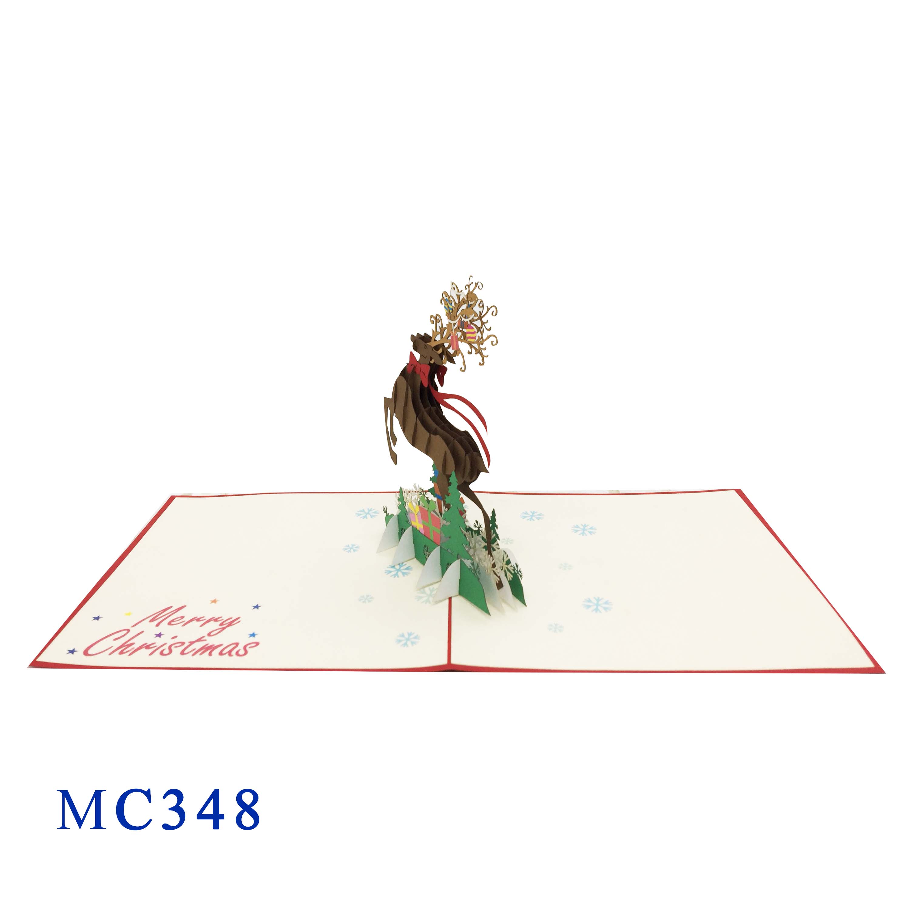 Noel Reindeer Pop Up Card