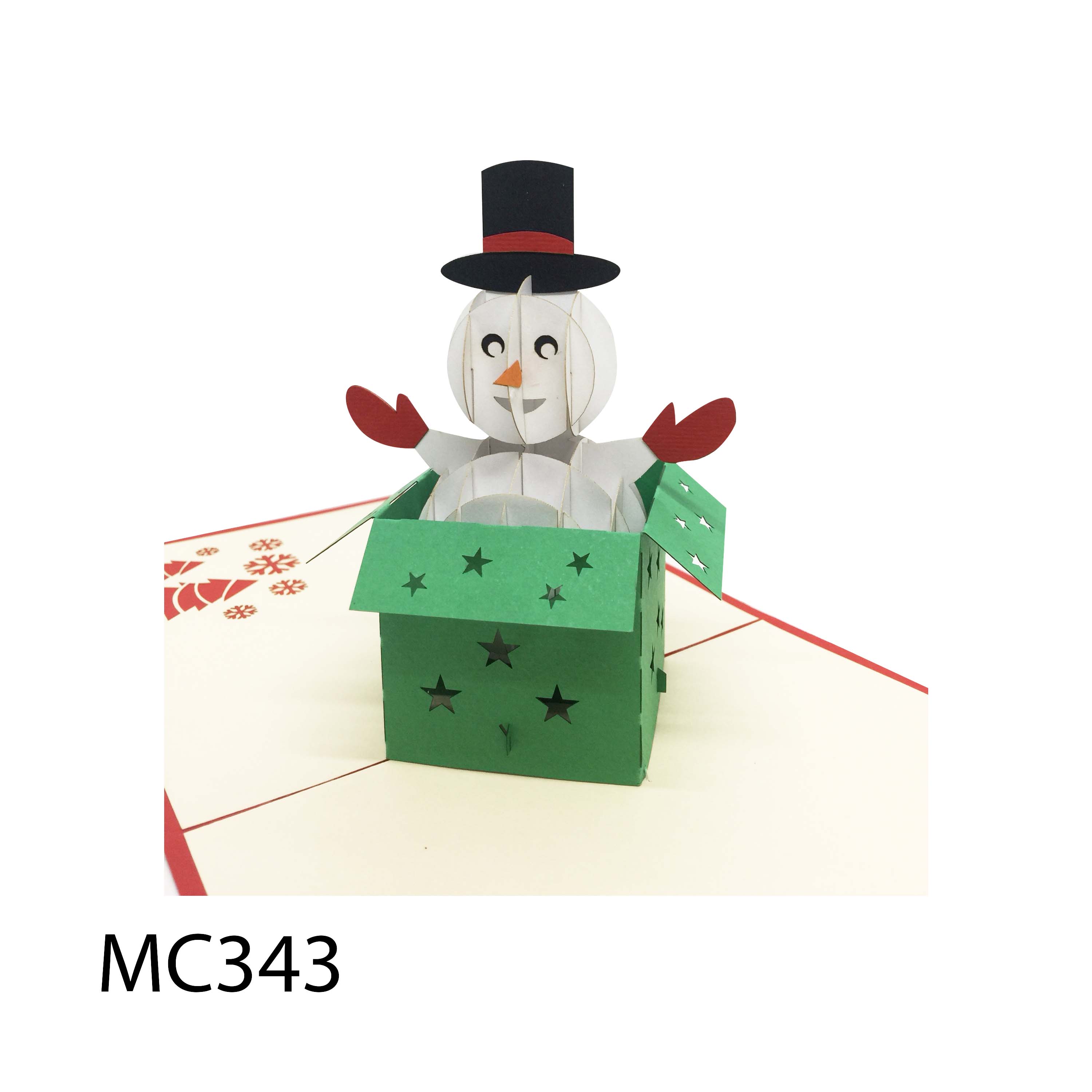 Noel Snowman Pop Up Card
