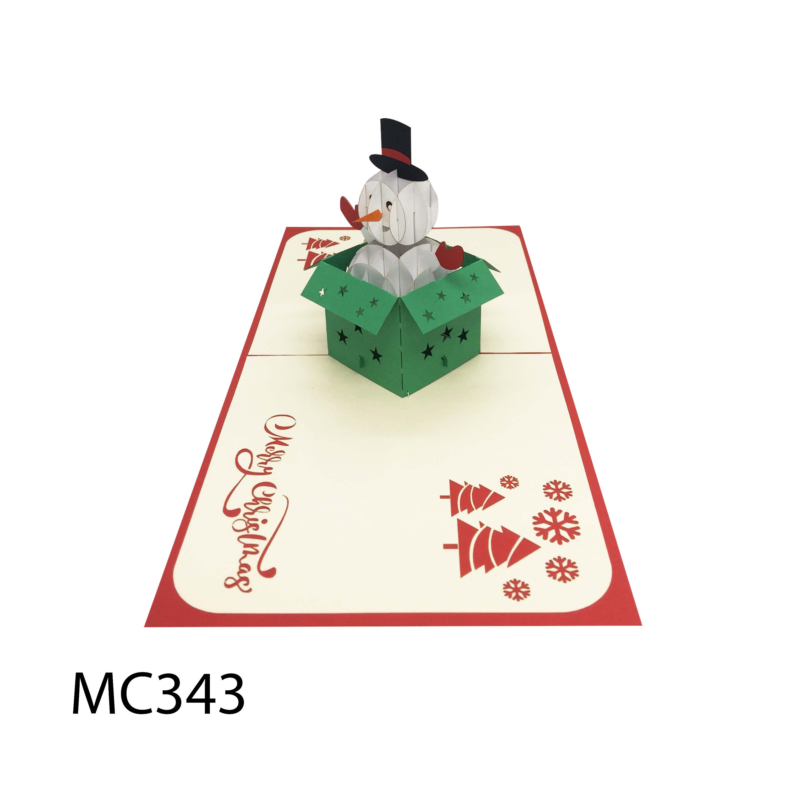 Noel Snowman Pop Up Card