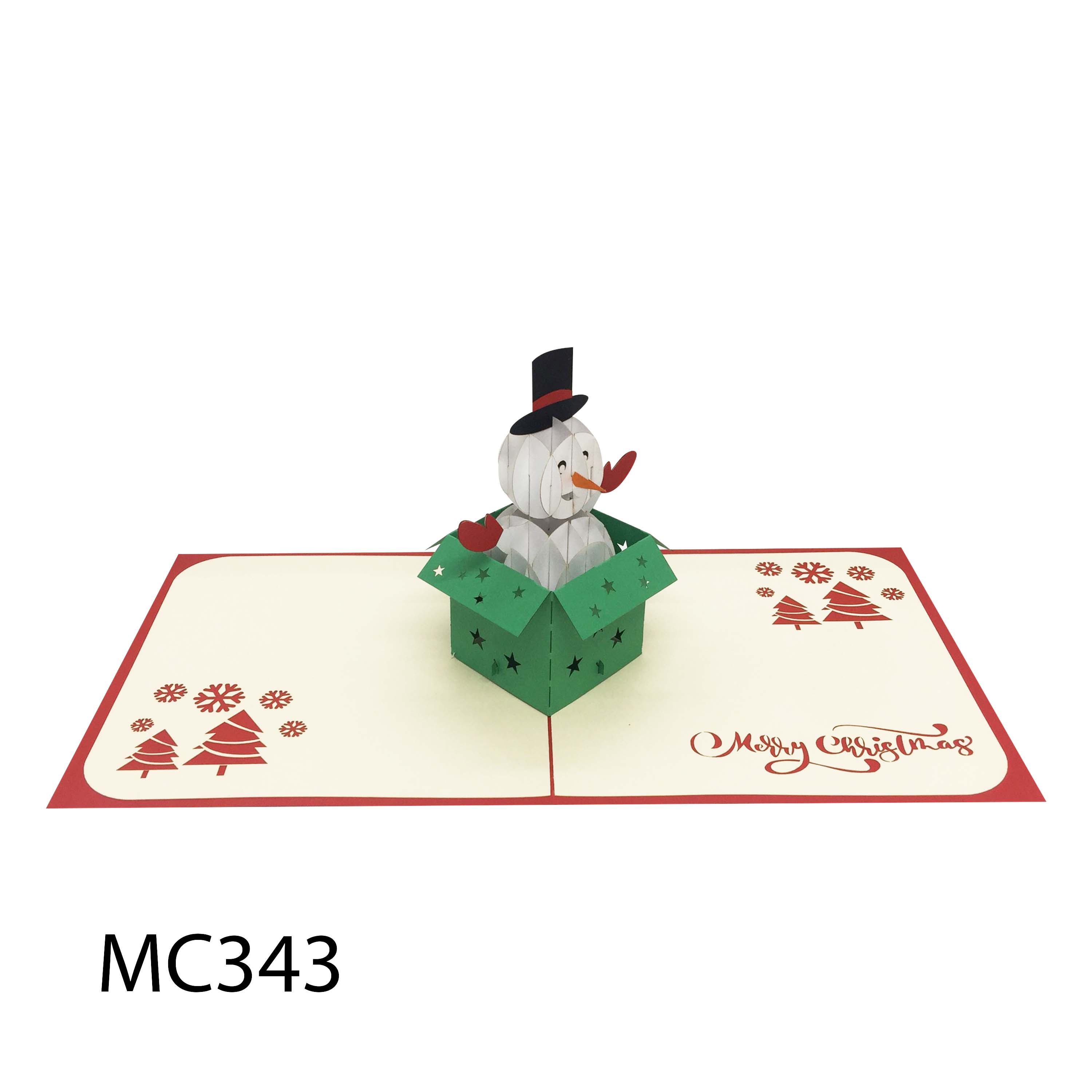 Noel Snowman Pop Up Card