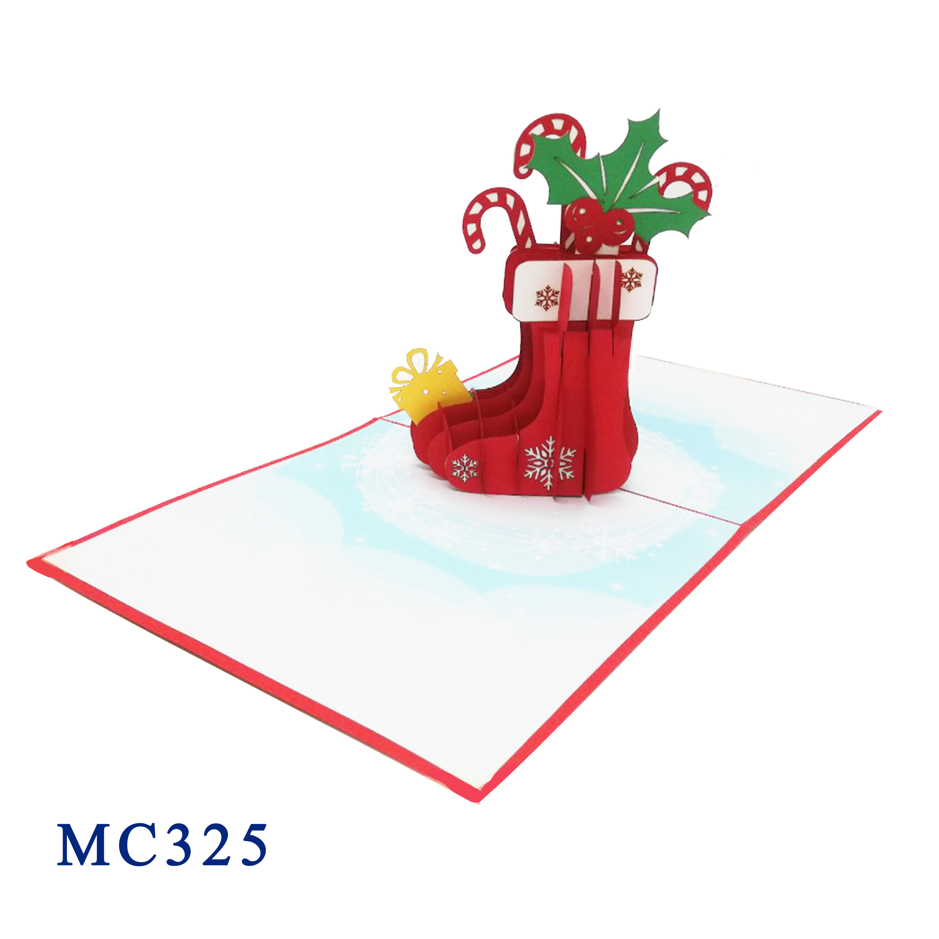 Christmas Sock Pop Up Card