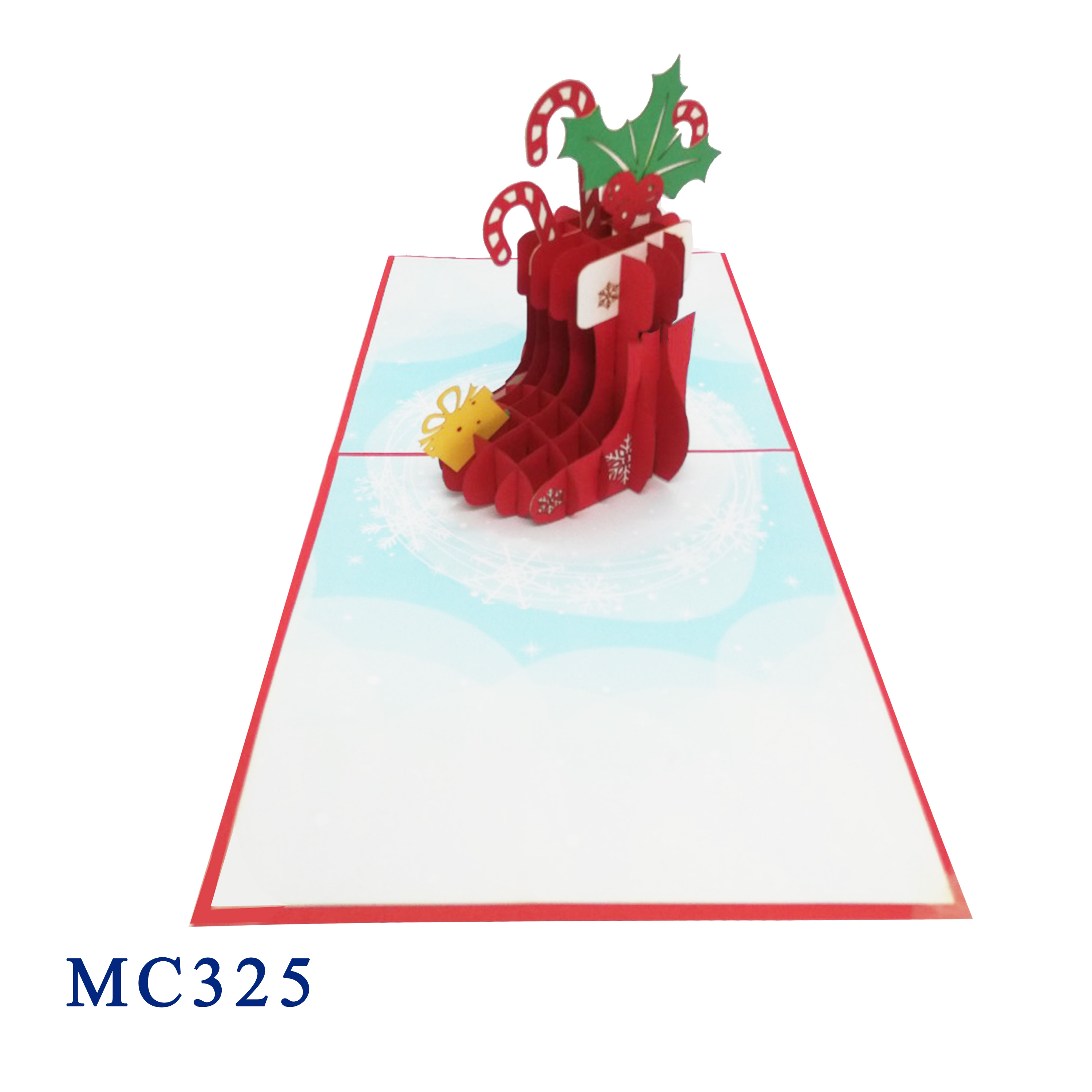 Christmas Sock Pop Up Card