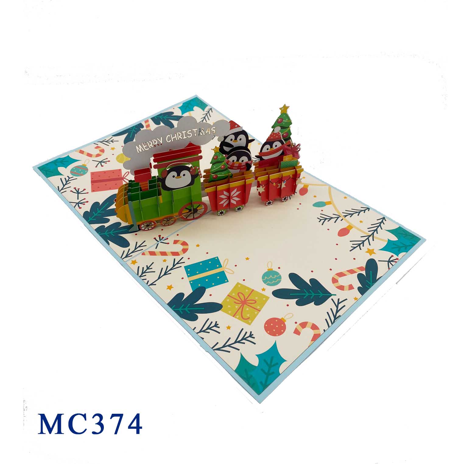 Noel Train Pop Up Card