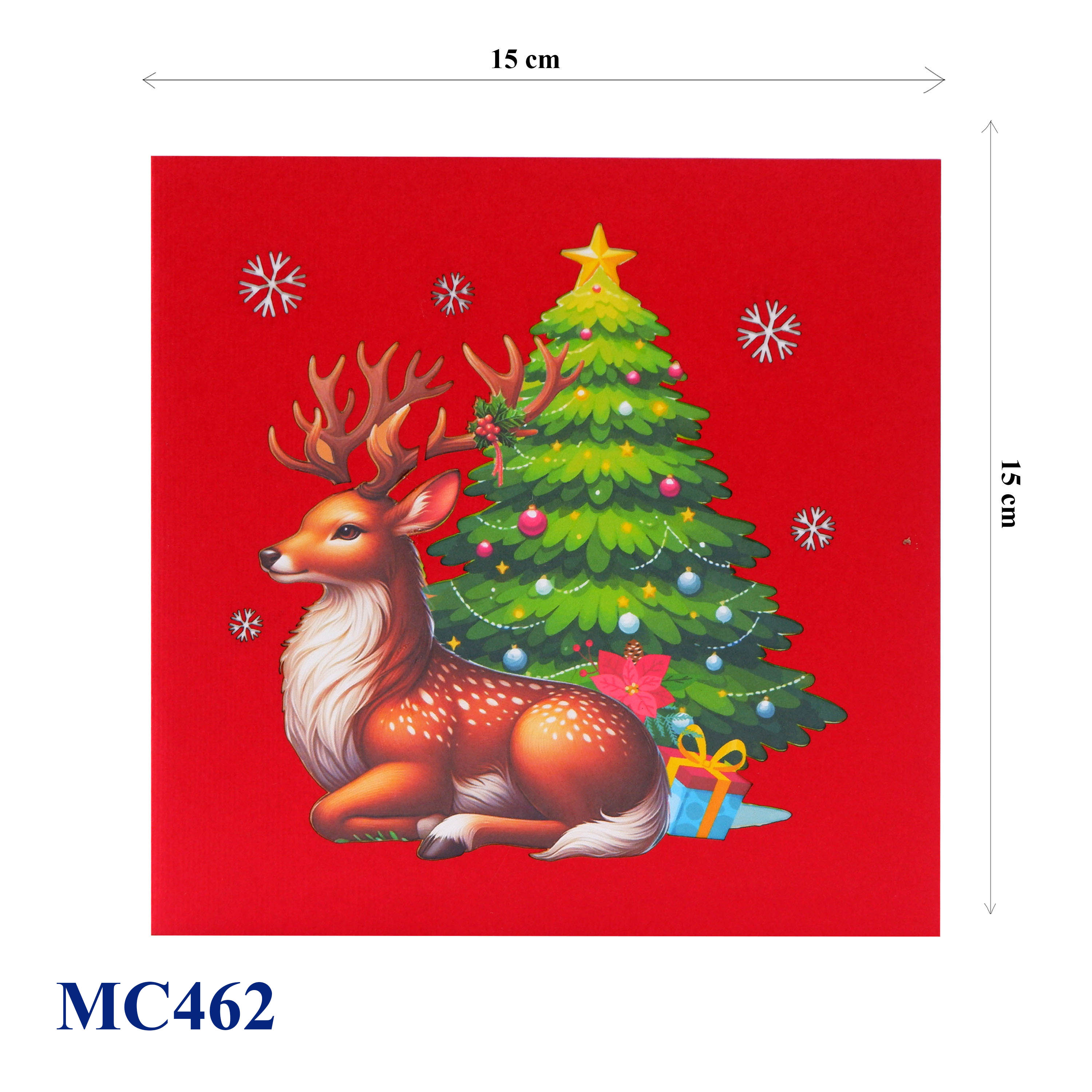 Noel Tree Reindeer Pop Up Card