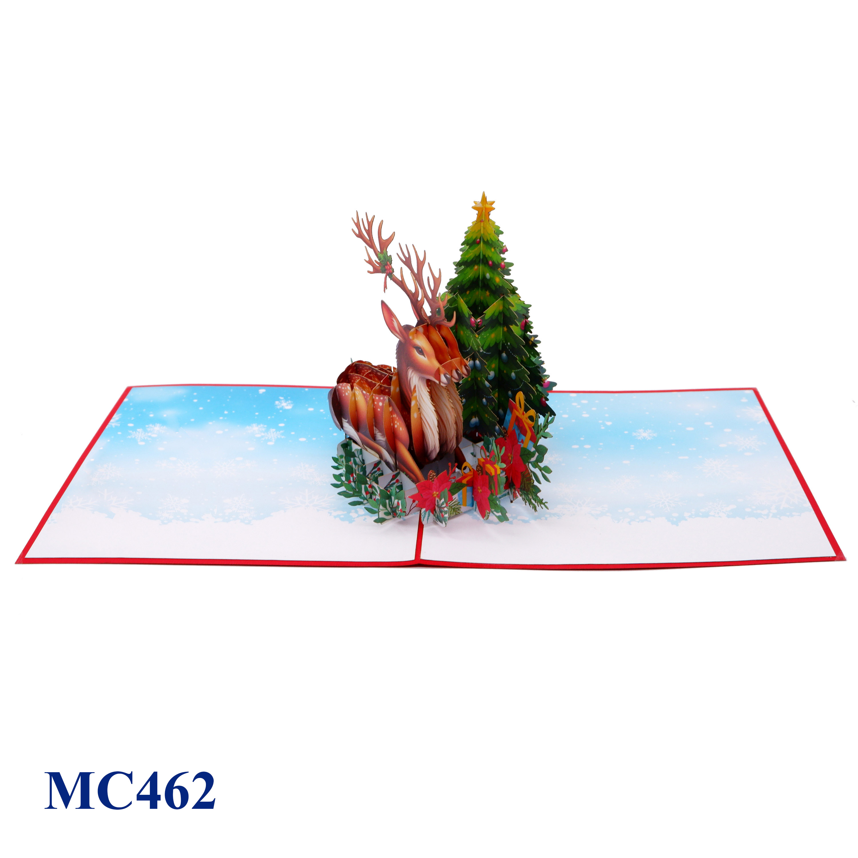 Noel Tree Reindeer Pop Up Card