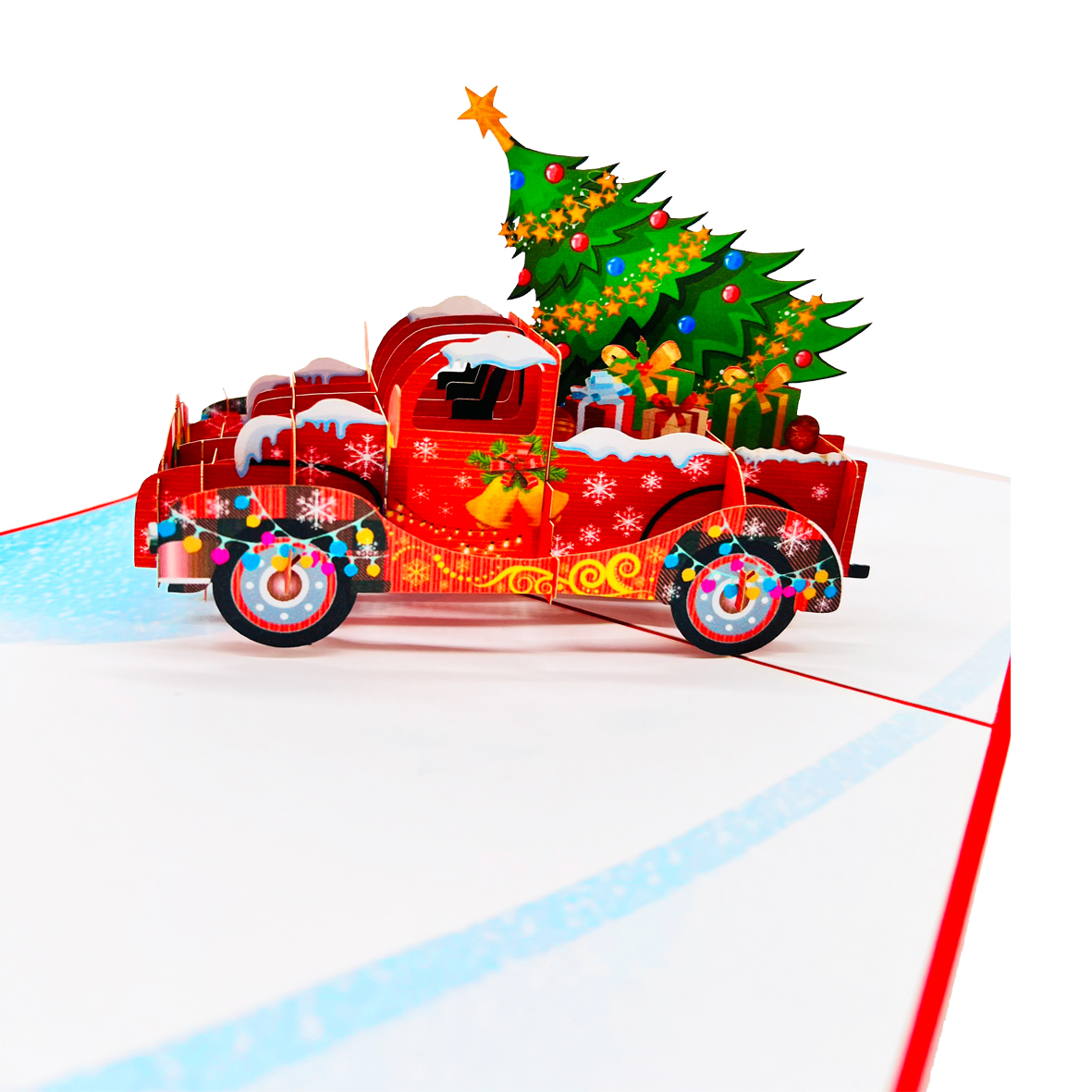 Noel Truck Pop Up Card