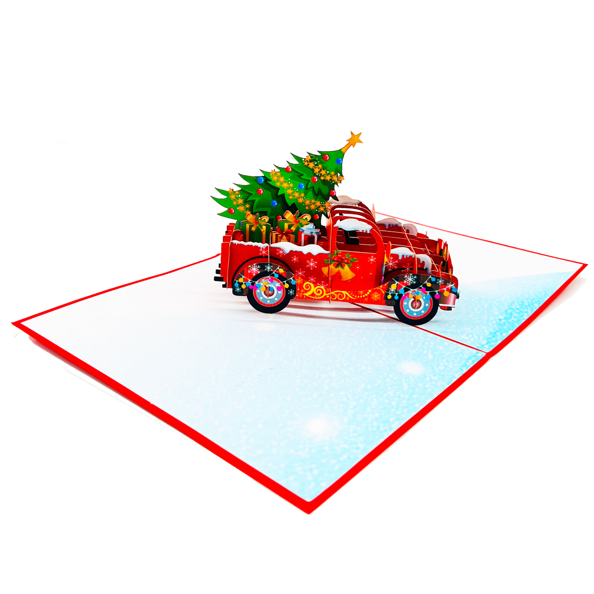 Noel Truck Pop Up Card