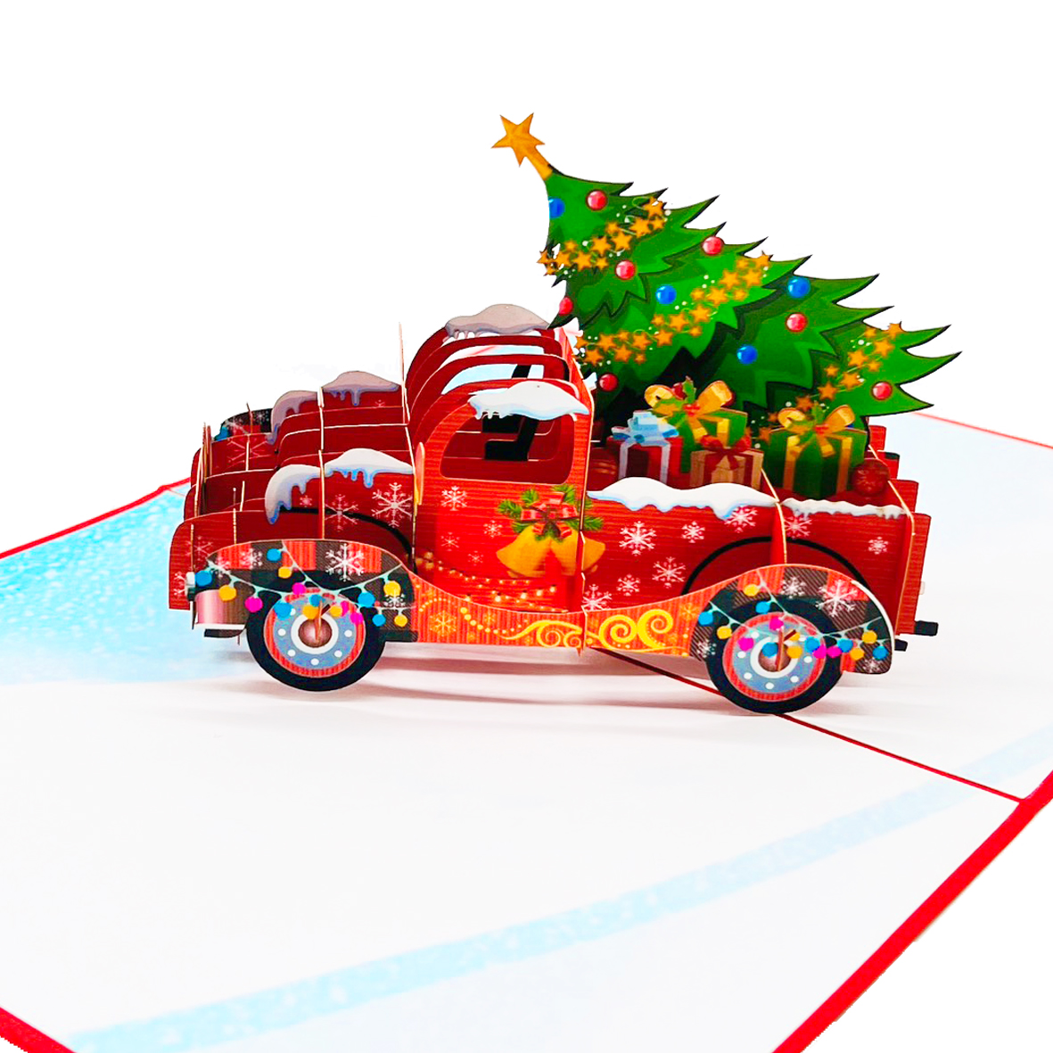 Noel Truck Pop Up Card