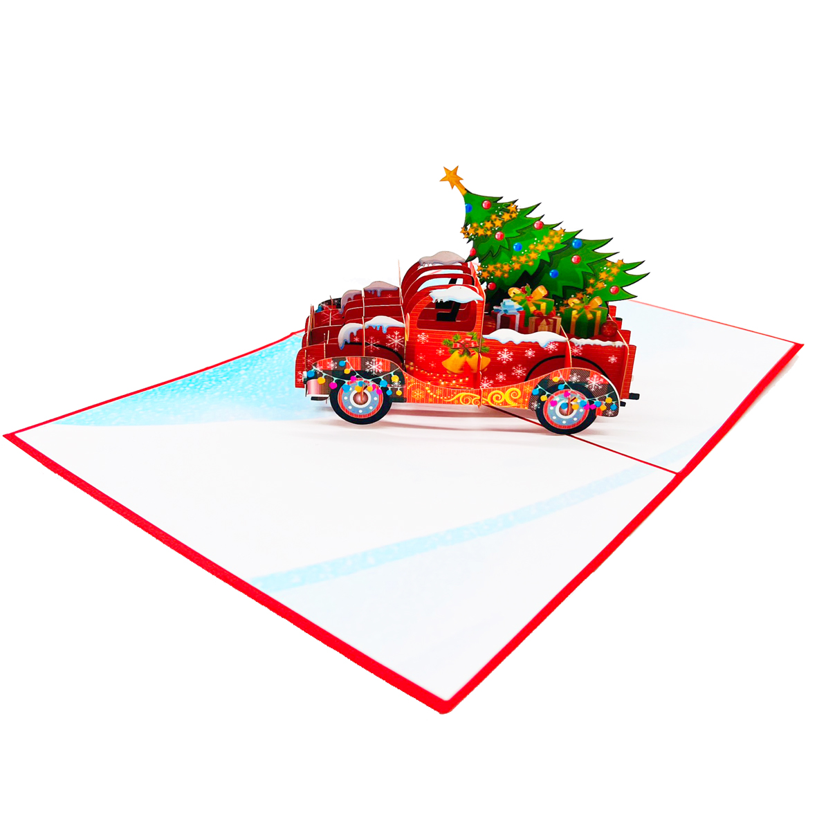 Noel Truck Pop Up Card
