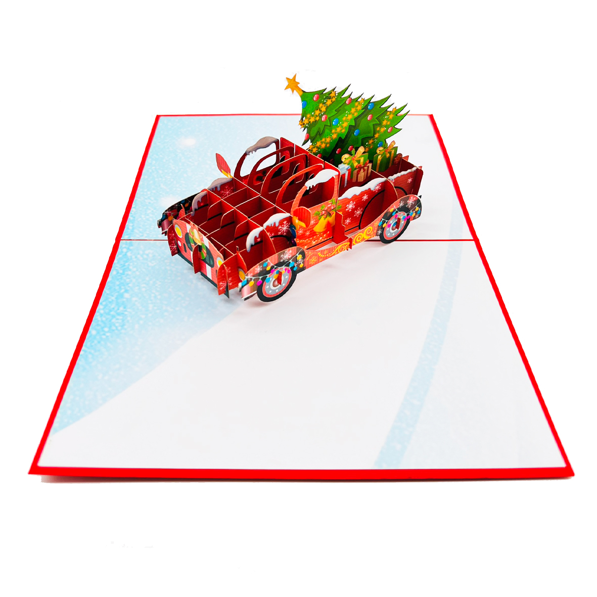 Noel Truck Pop Up Card