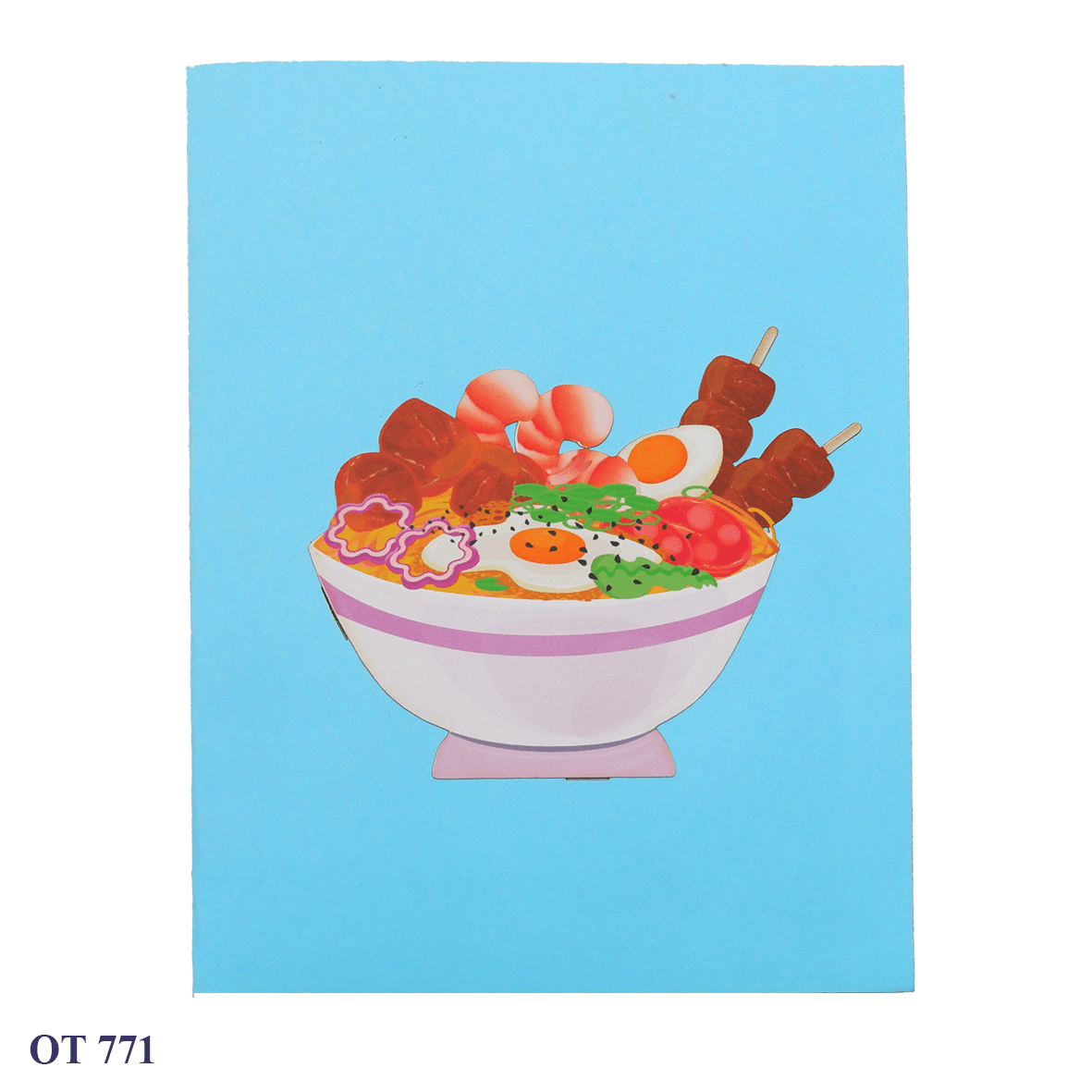 Noodle Bowl Pop Up Card