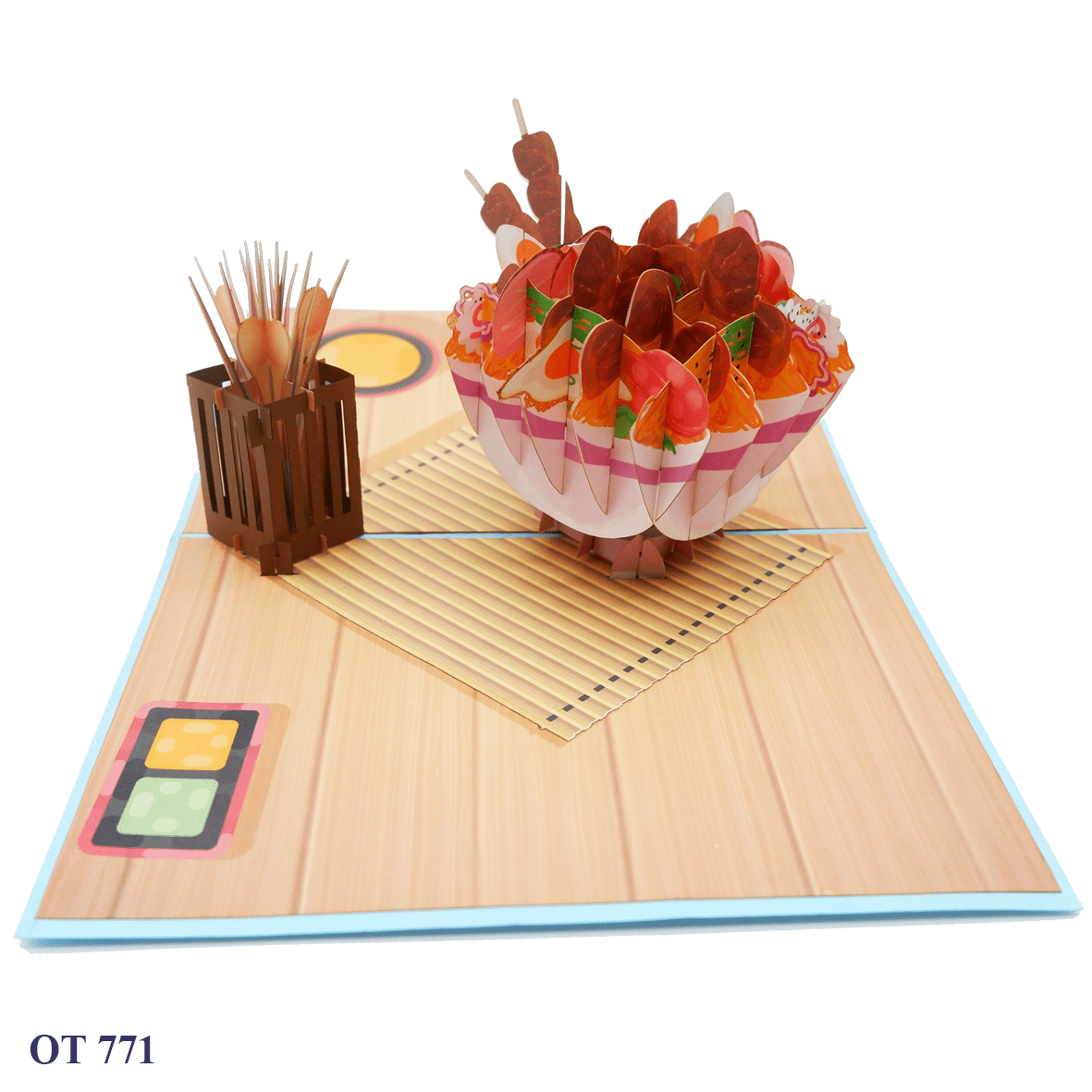 Noodle Bowl Pop Up Card