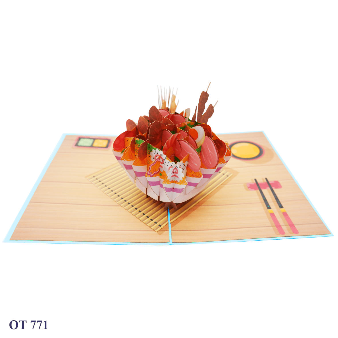 Noodle Bowl Pop Up Card