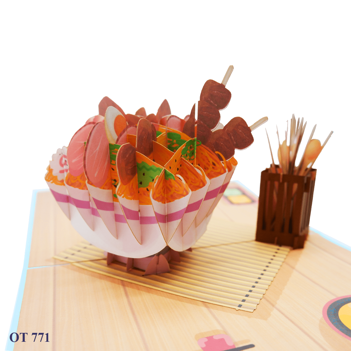 Noodle Bowl Pop Up Card