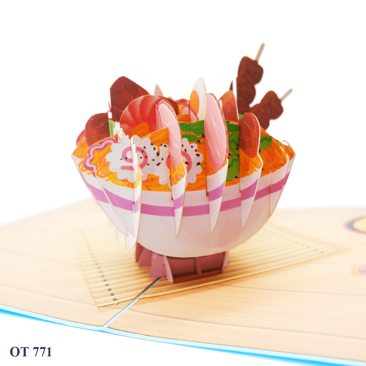 Noodle Bowl Pop Up Card