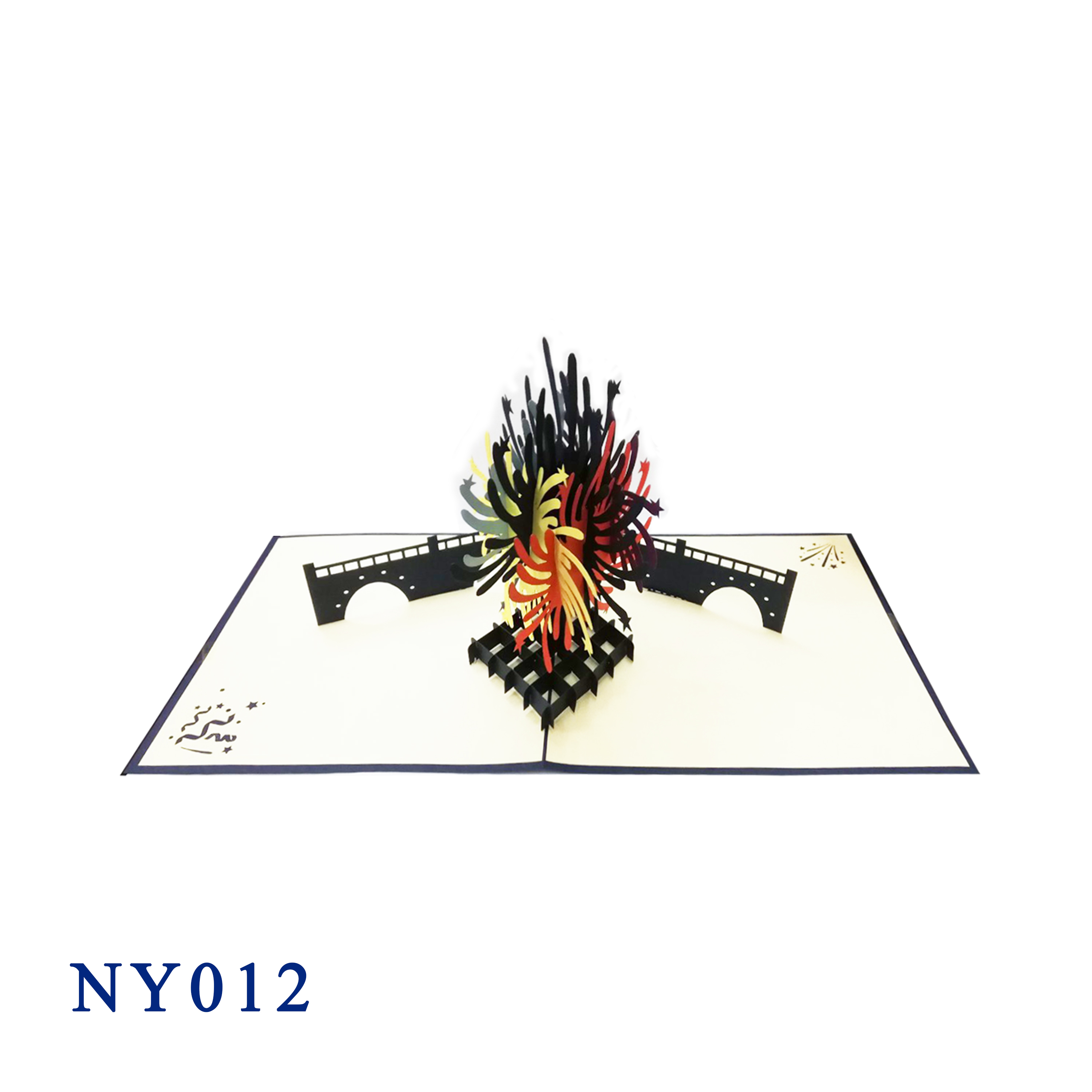 Fireworks Pop Up Card