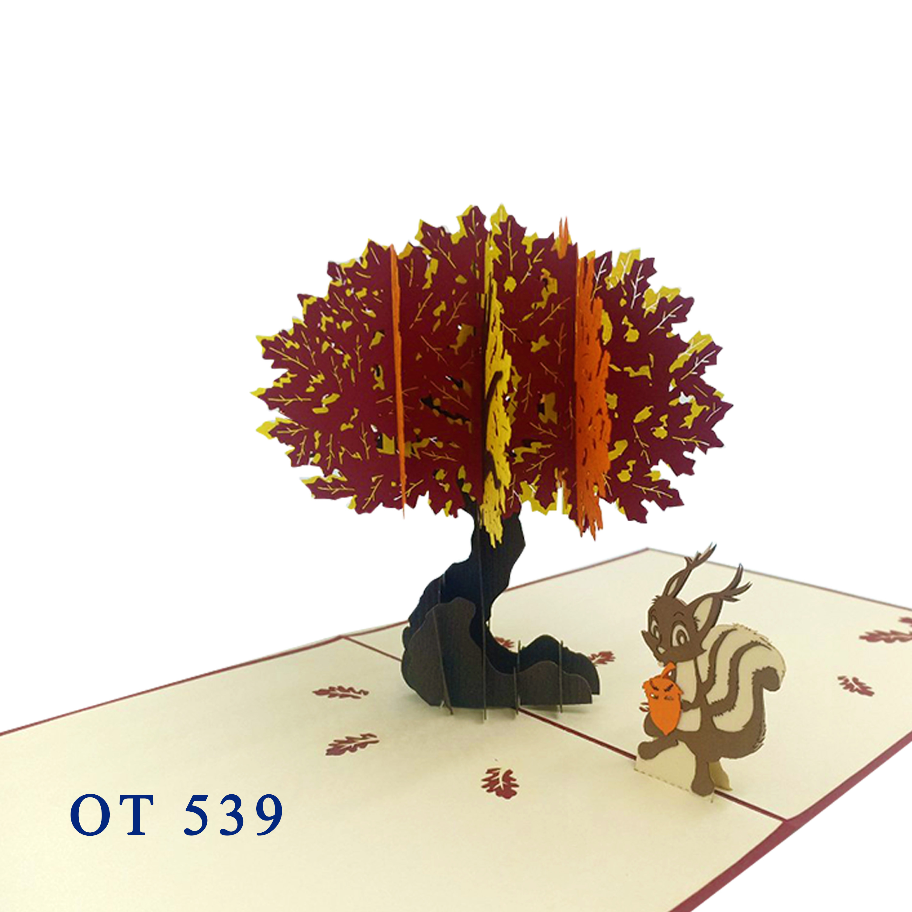 Oak Tree Pop Up Card