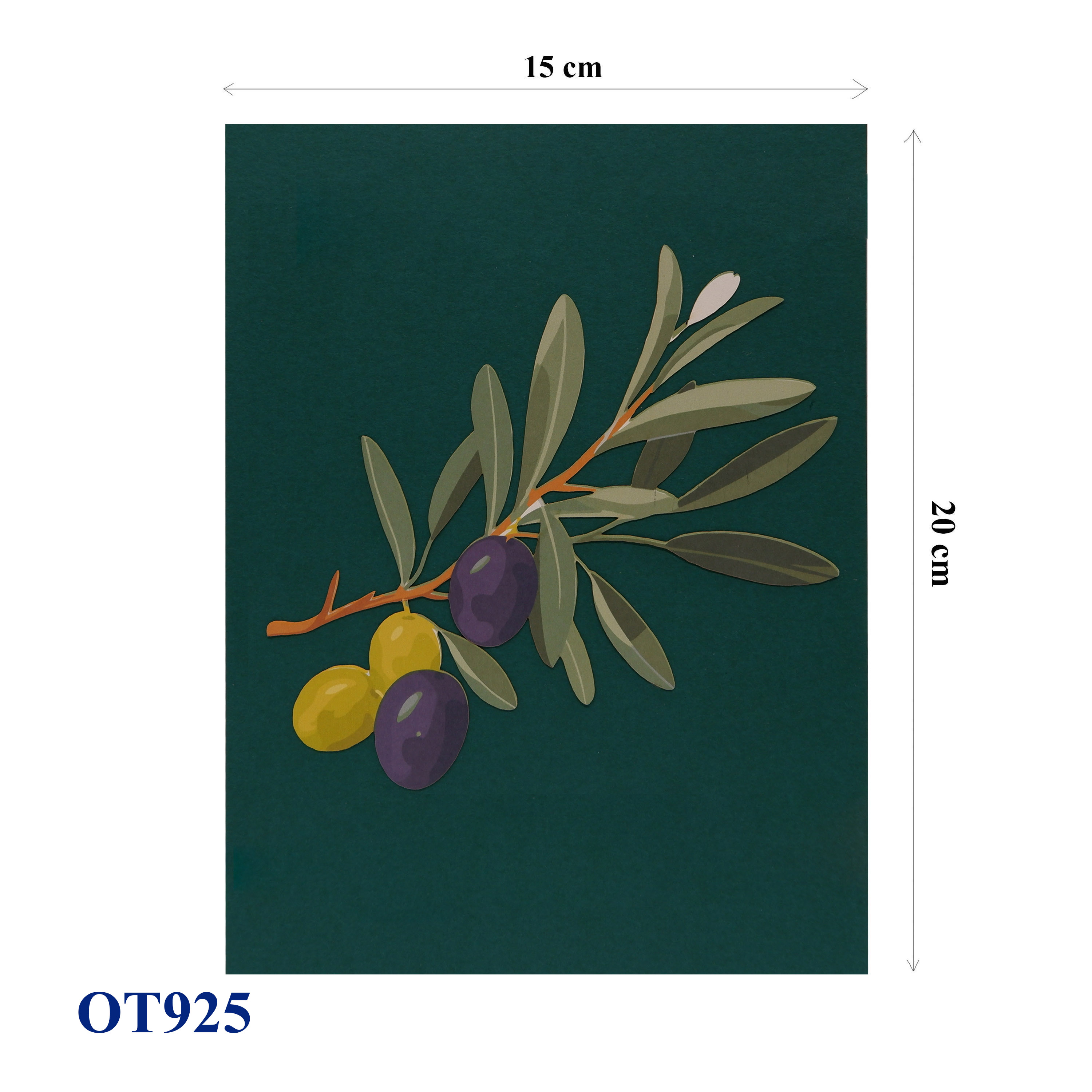 Olive Tree Pop Up Card