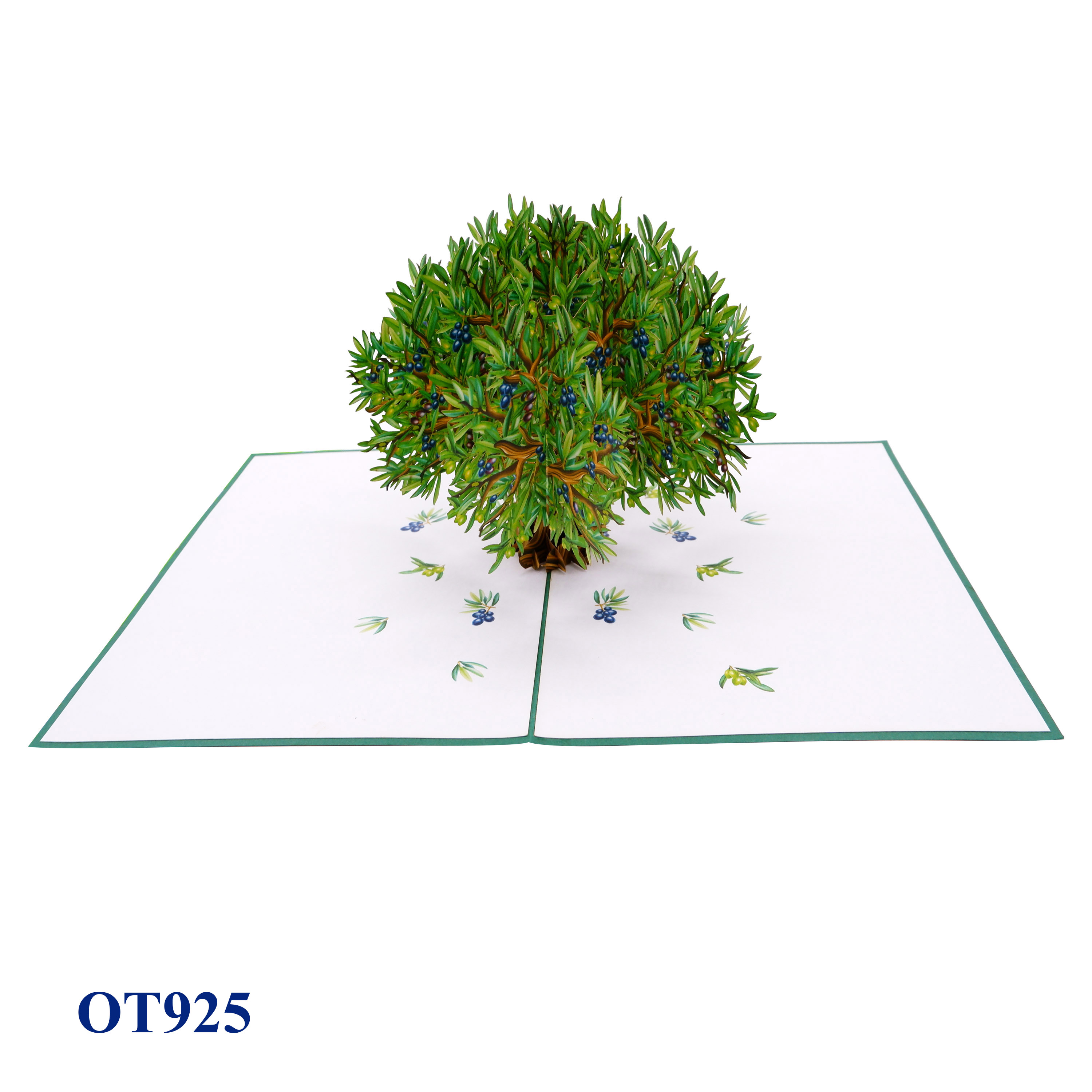 Olive Tree Pop Up Card