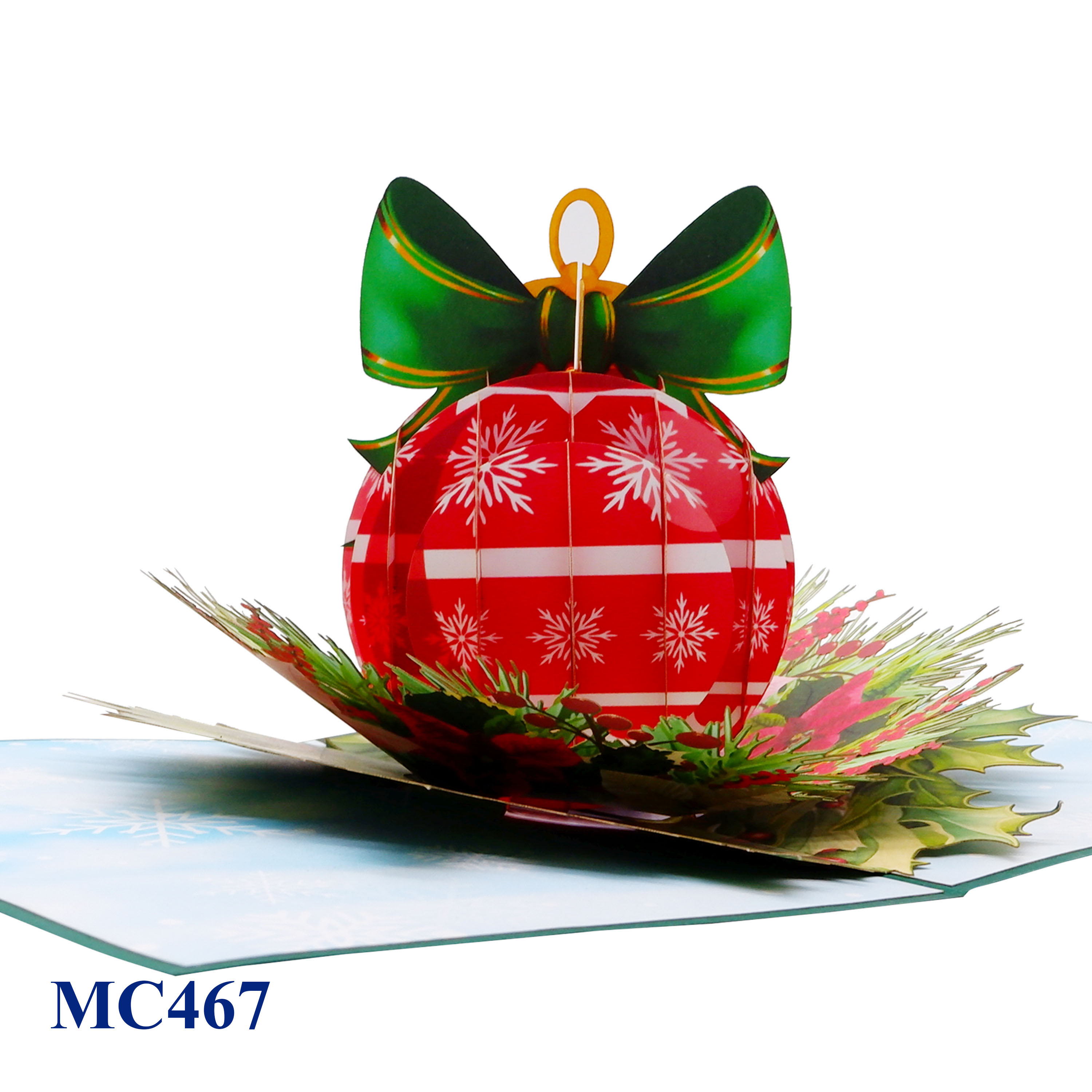 Ornament Noel Pop Up Greeting Card