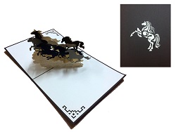 Horse Pop Up Card