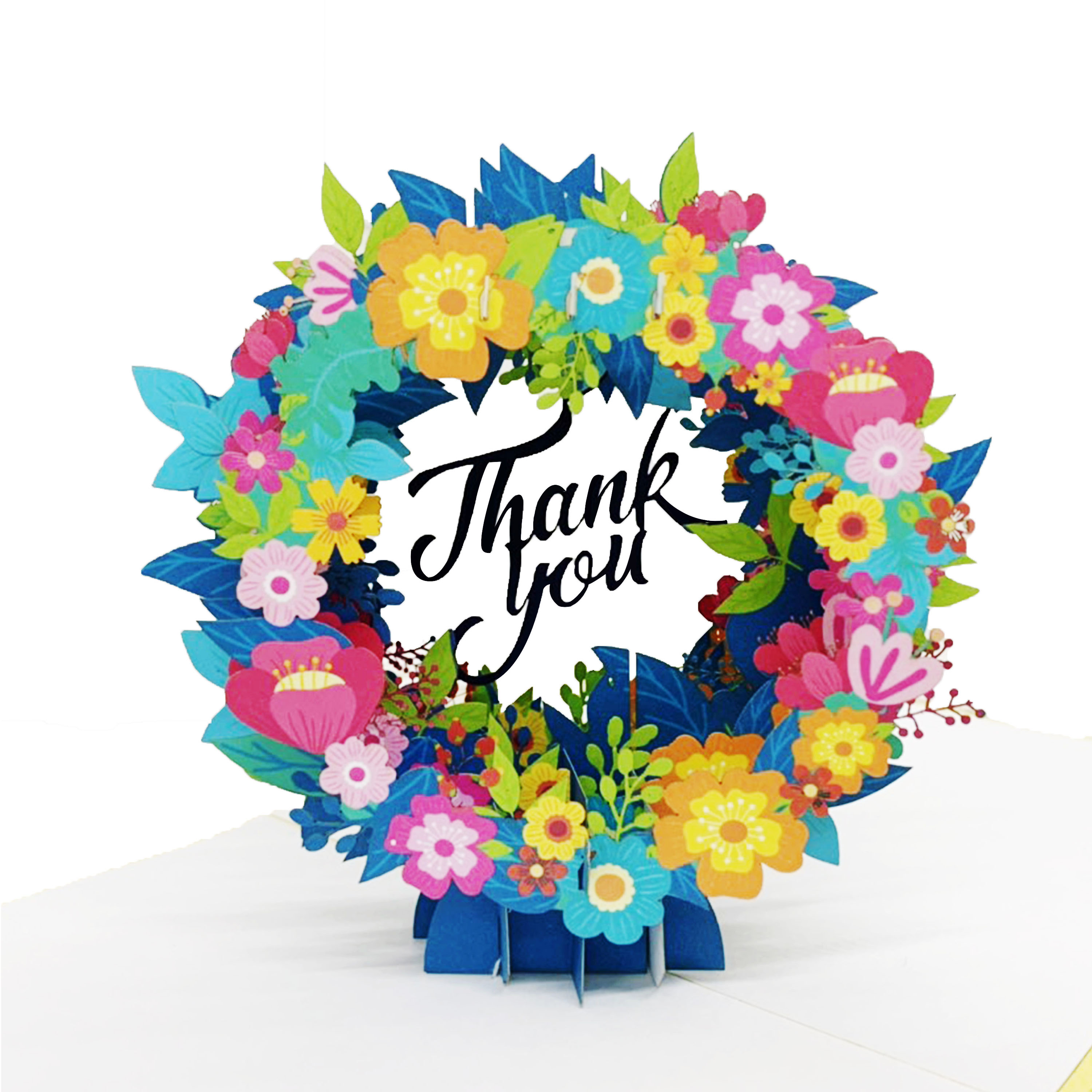 Thank You Flowers Pop Up Card