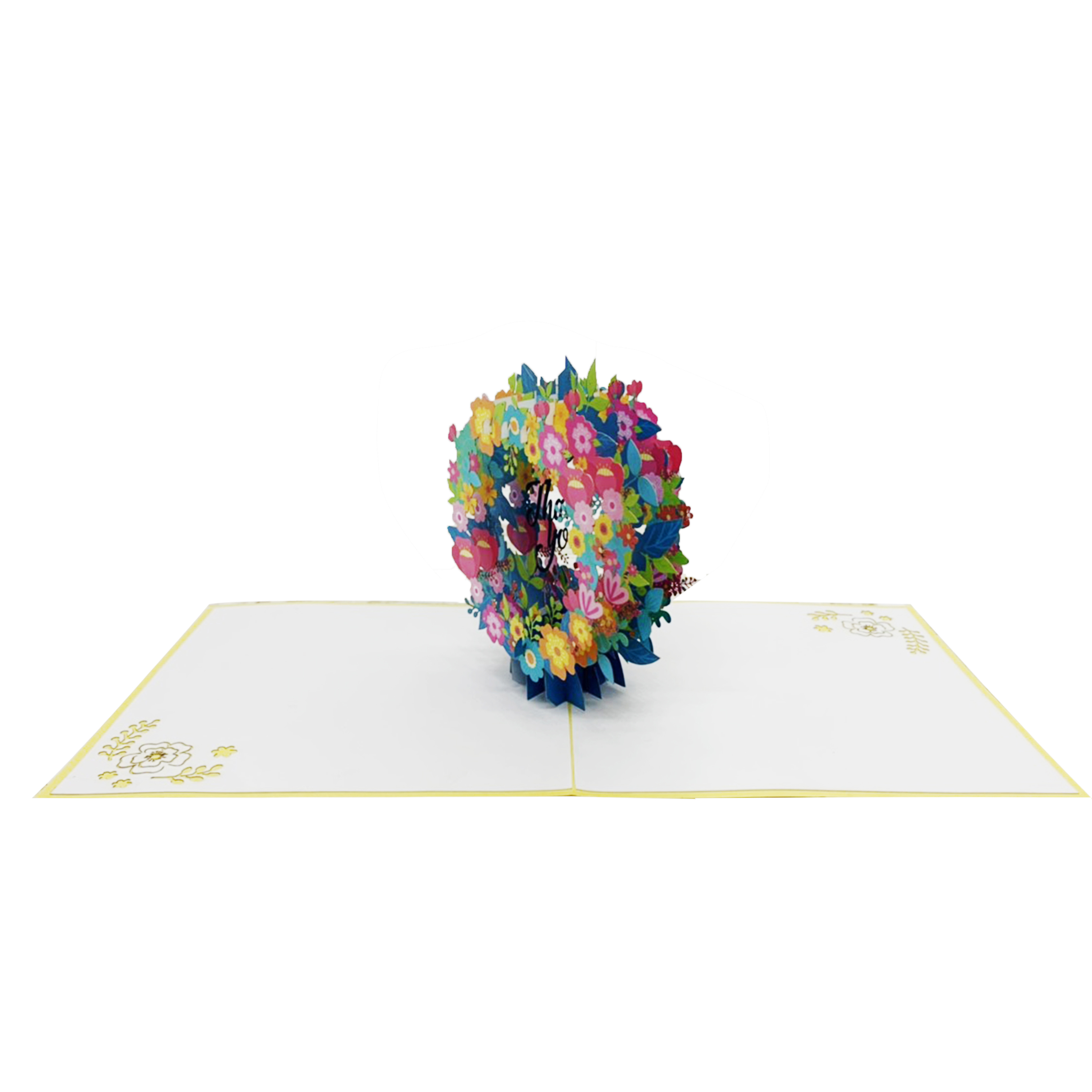 Thank You Flowers Pop Up Card