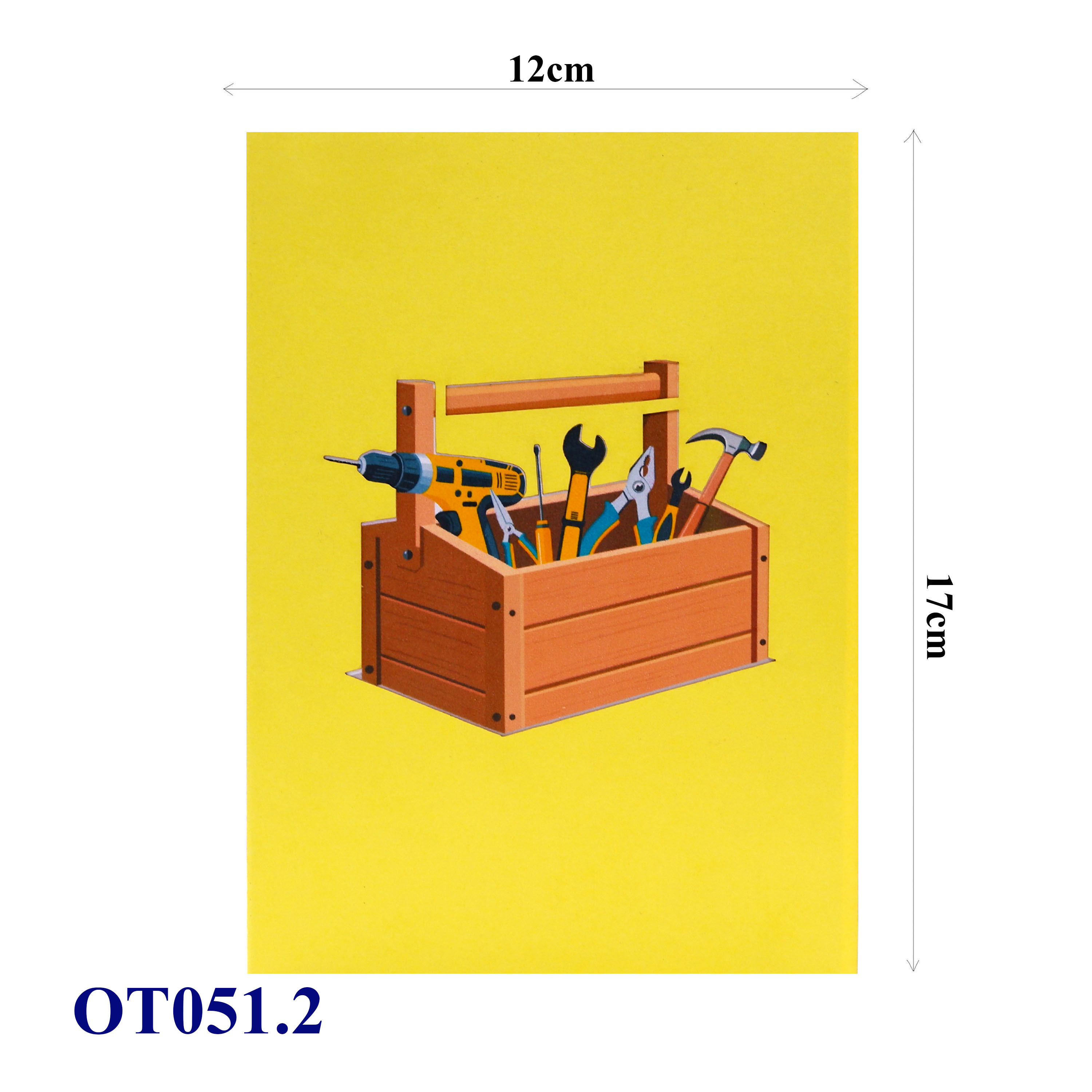 Tools Box 3D Happy Father's Day Pop Up Greeting Card