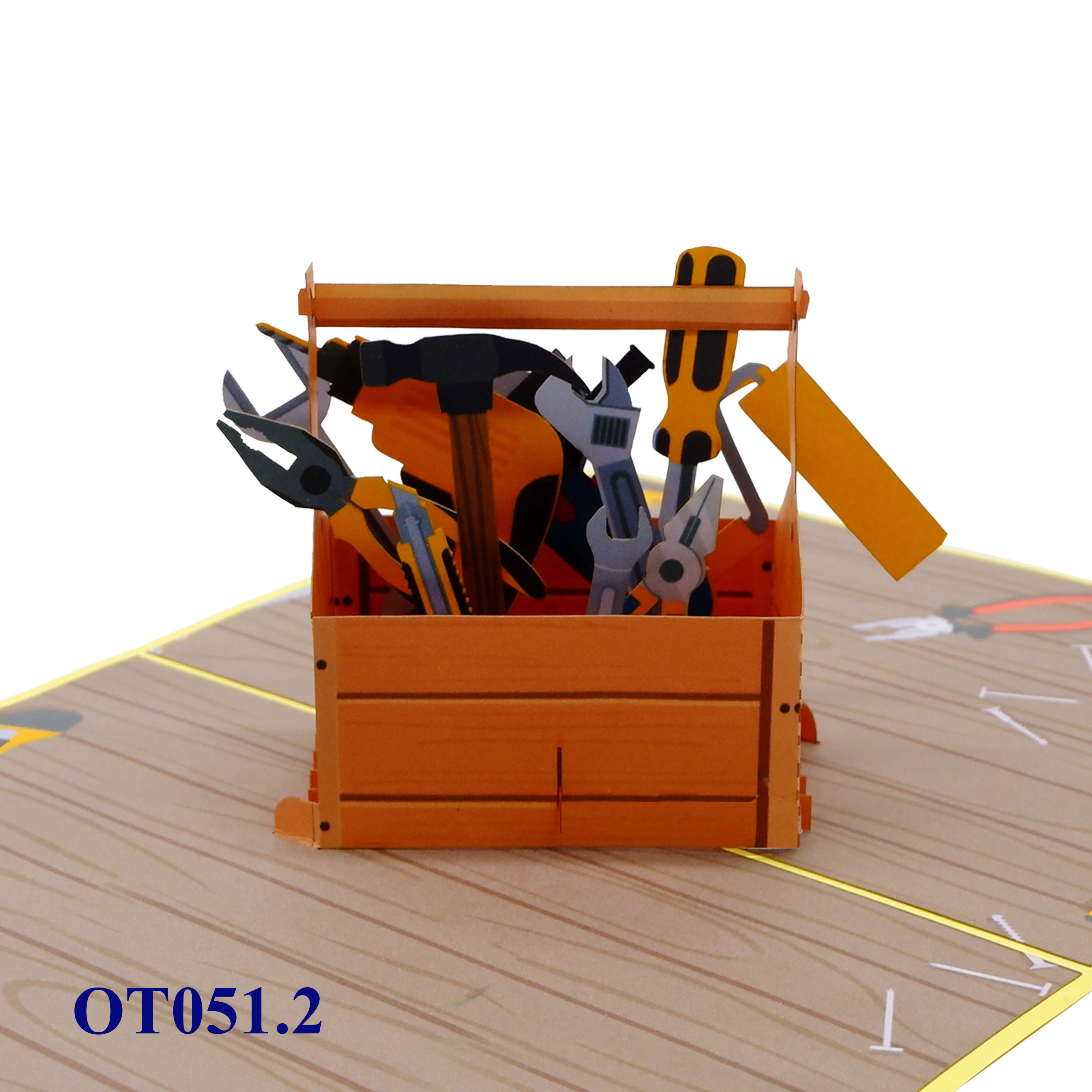 Tools Box 3D Happy Father's Day Pop Up Greeting Card