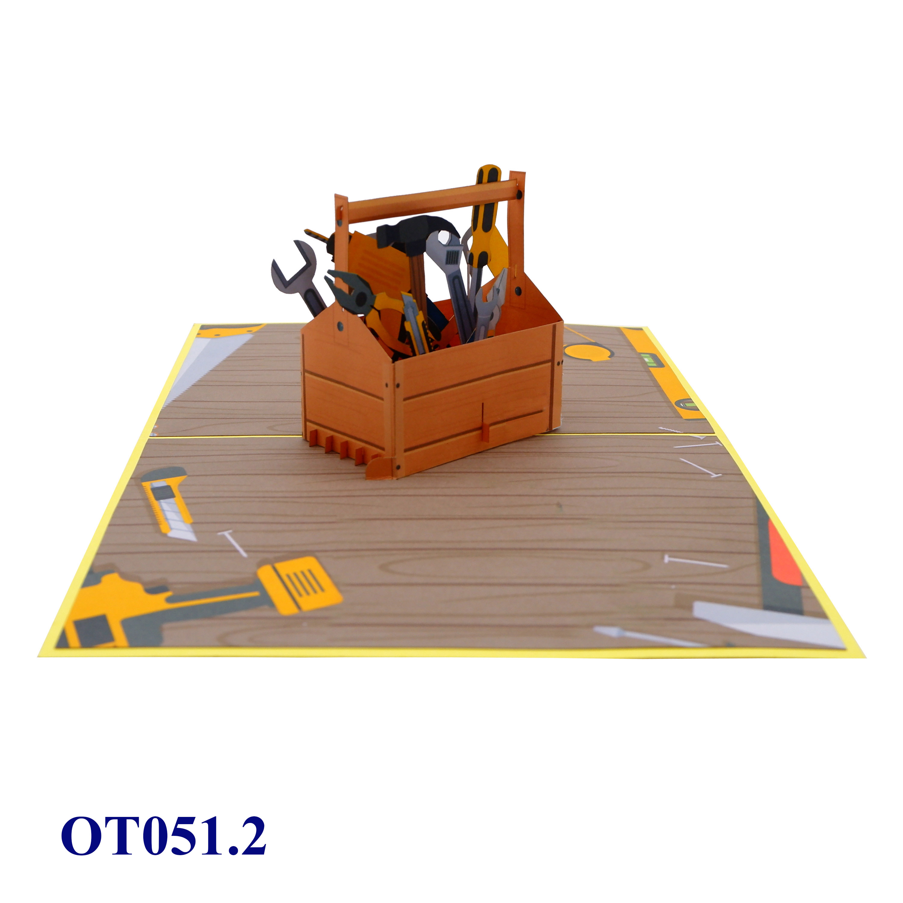 Tools Box 3D Happy Father's Day Pop Up Greeting Card