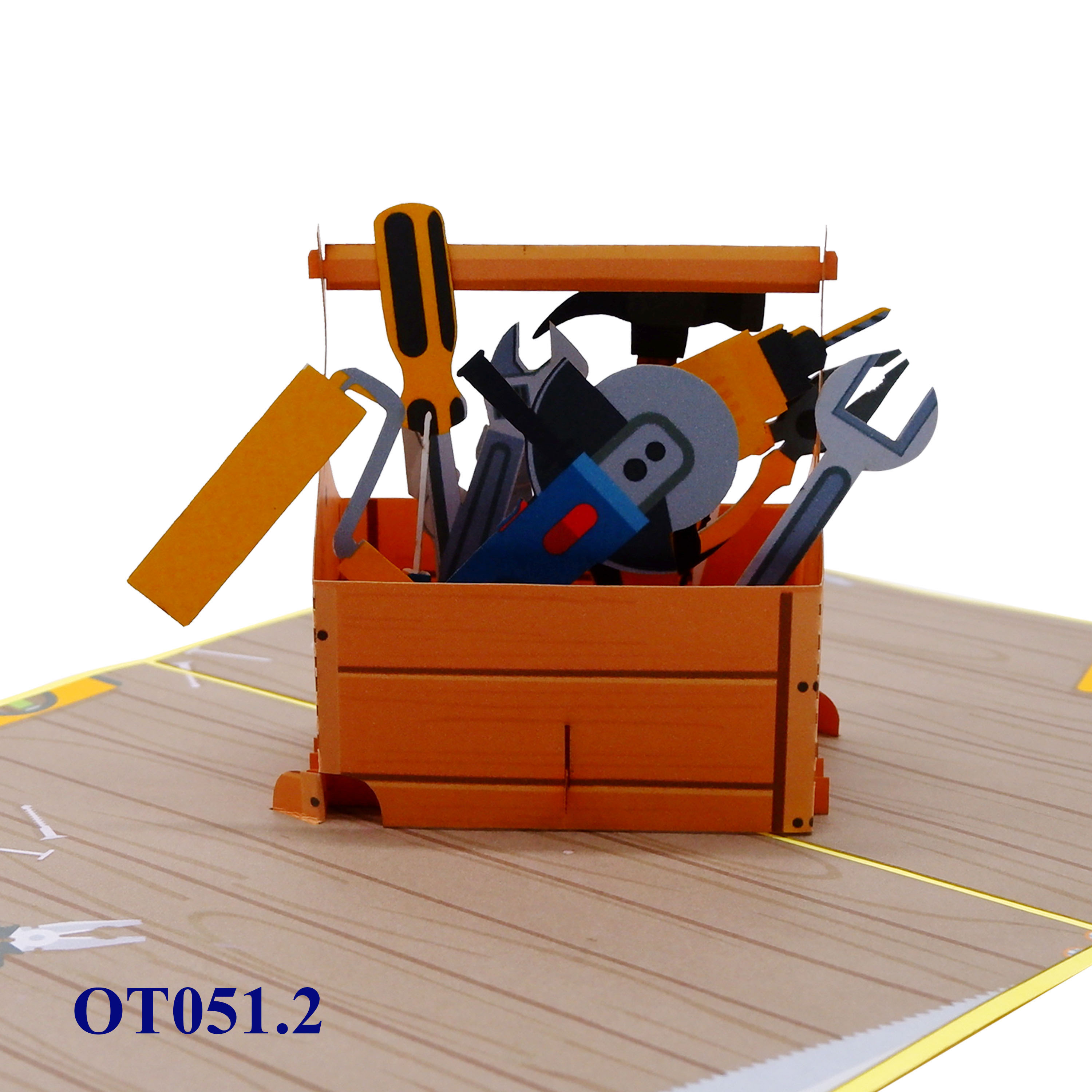 Tools Box 3D Happy Father's Day Pop Up Greeting Card