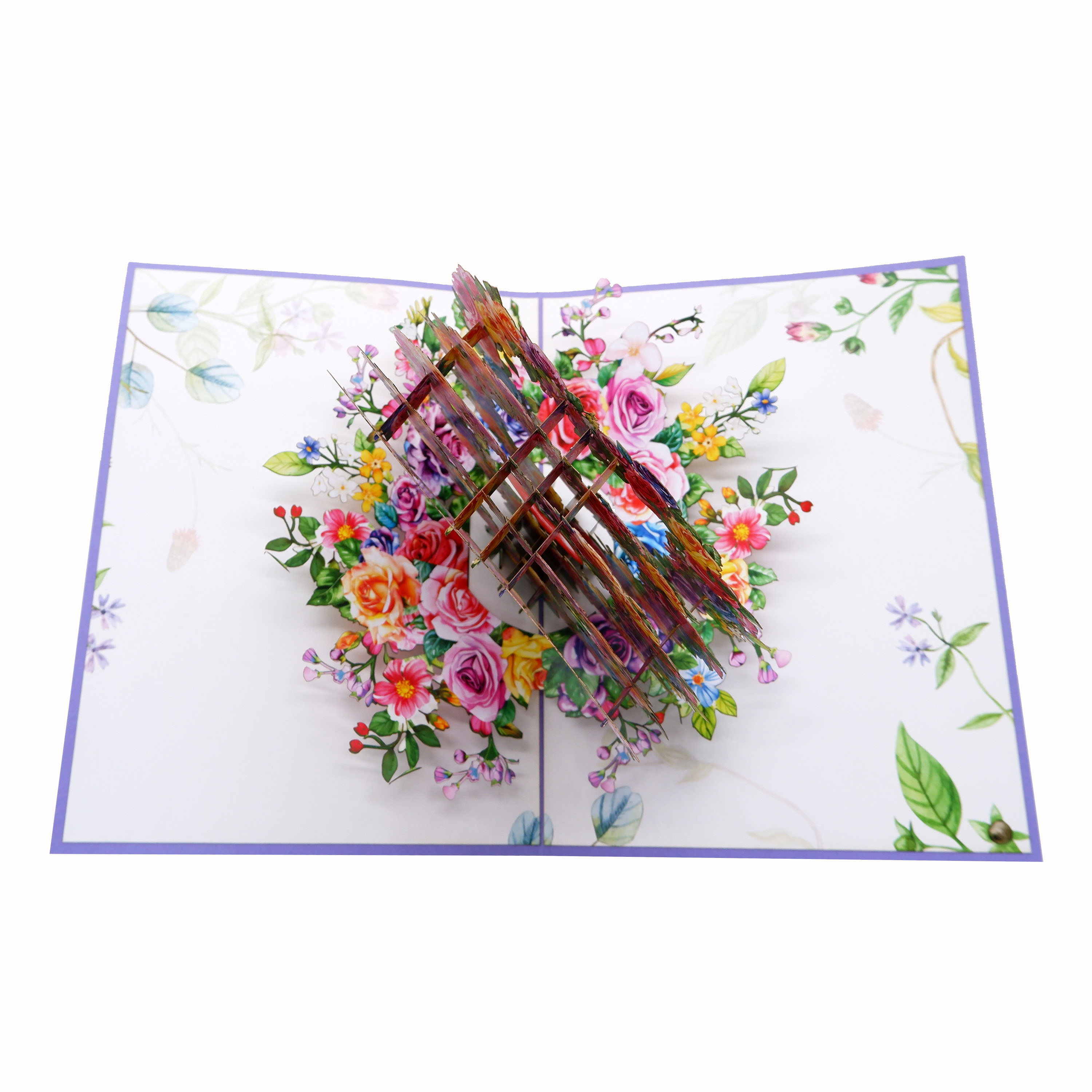 Floral Heart Pop-Up Card – 3D Love Greeting Card