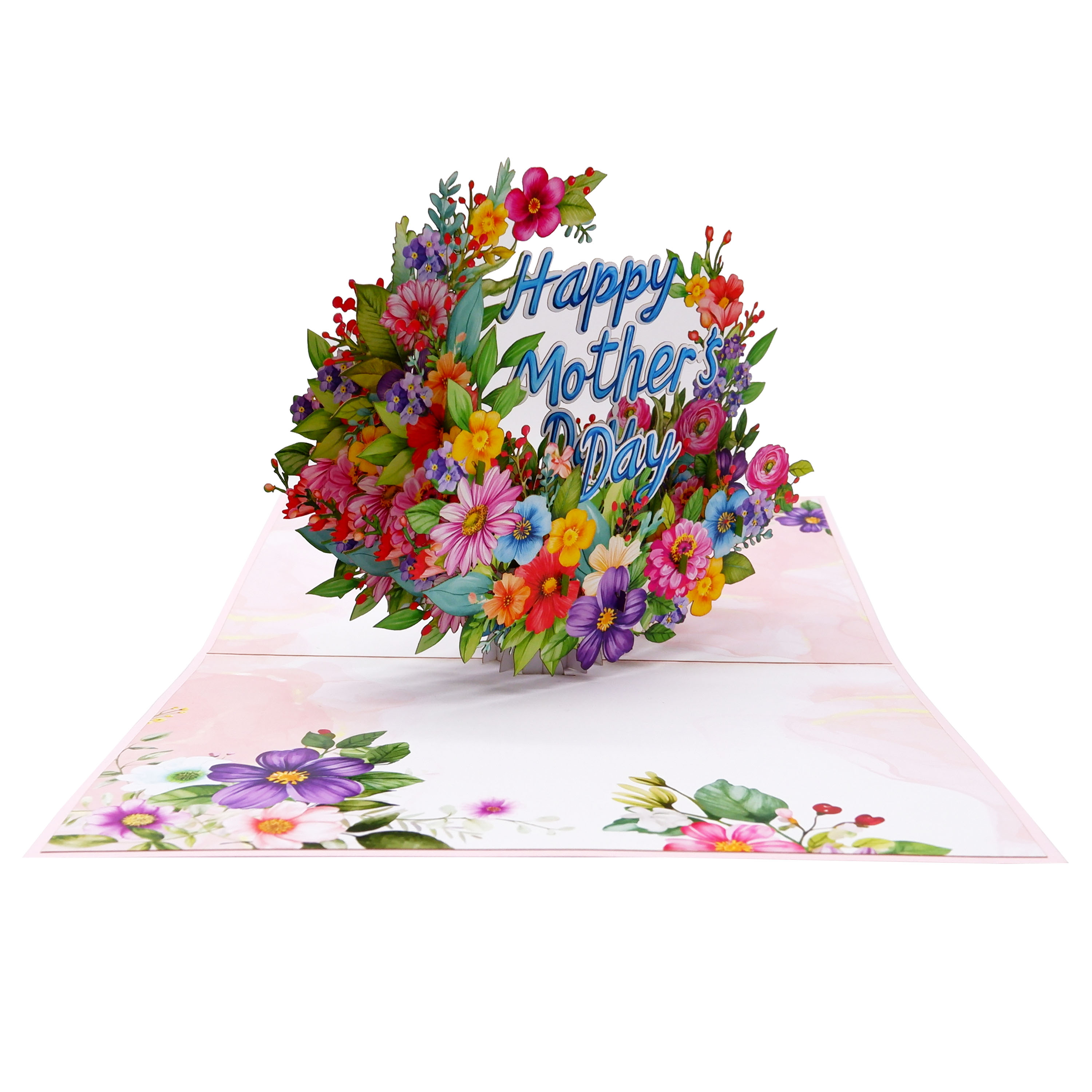 Happy Mother’s Day Floral Pop-Up Card – 3D Mother’s Day Greeting Card