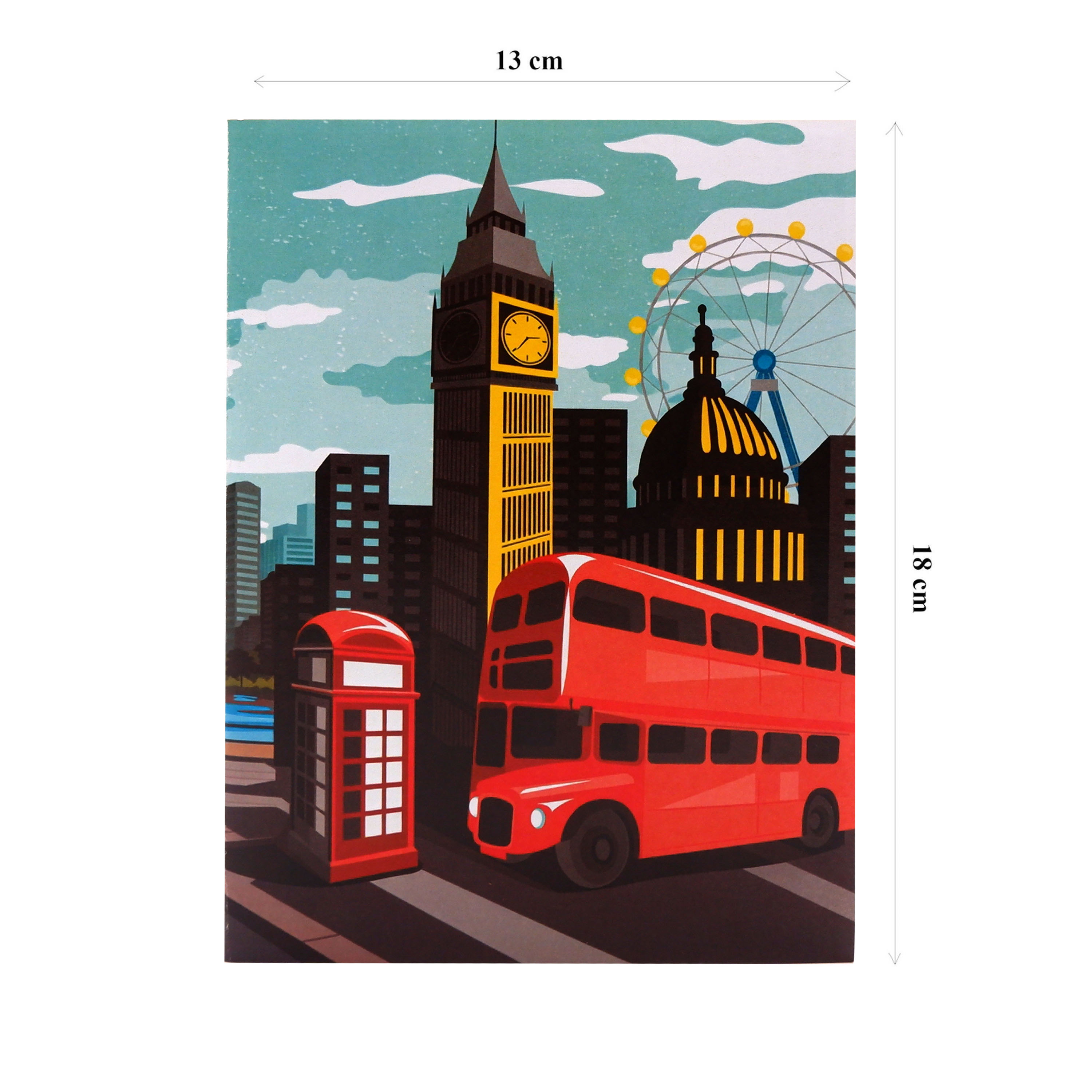 London Landmarks Pop-Up Card – 3D Travel Greeting Card