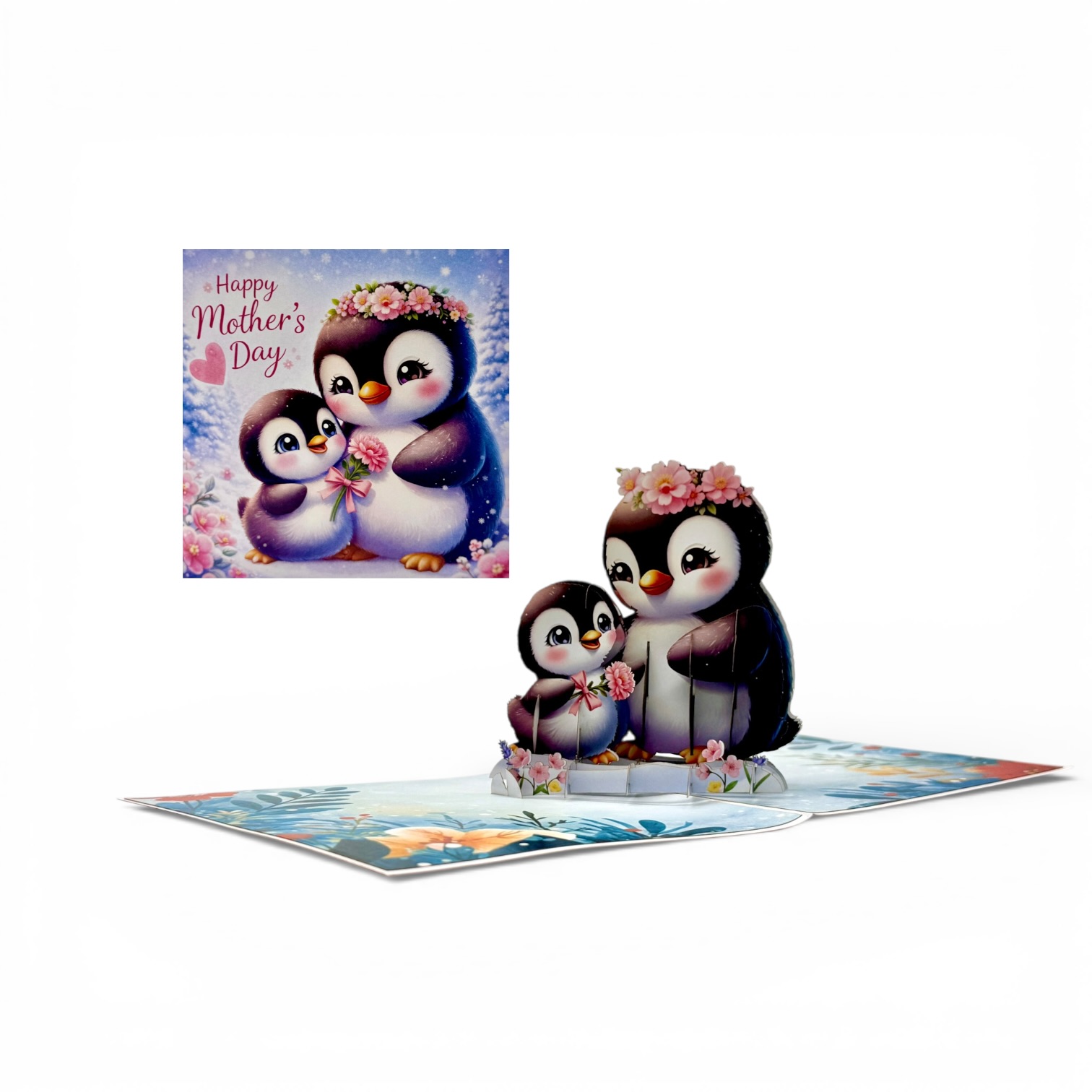 Mother’s Day Penguin Pop-Up Card