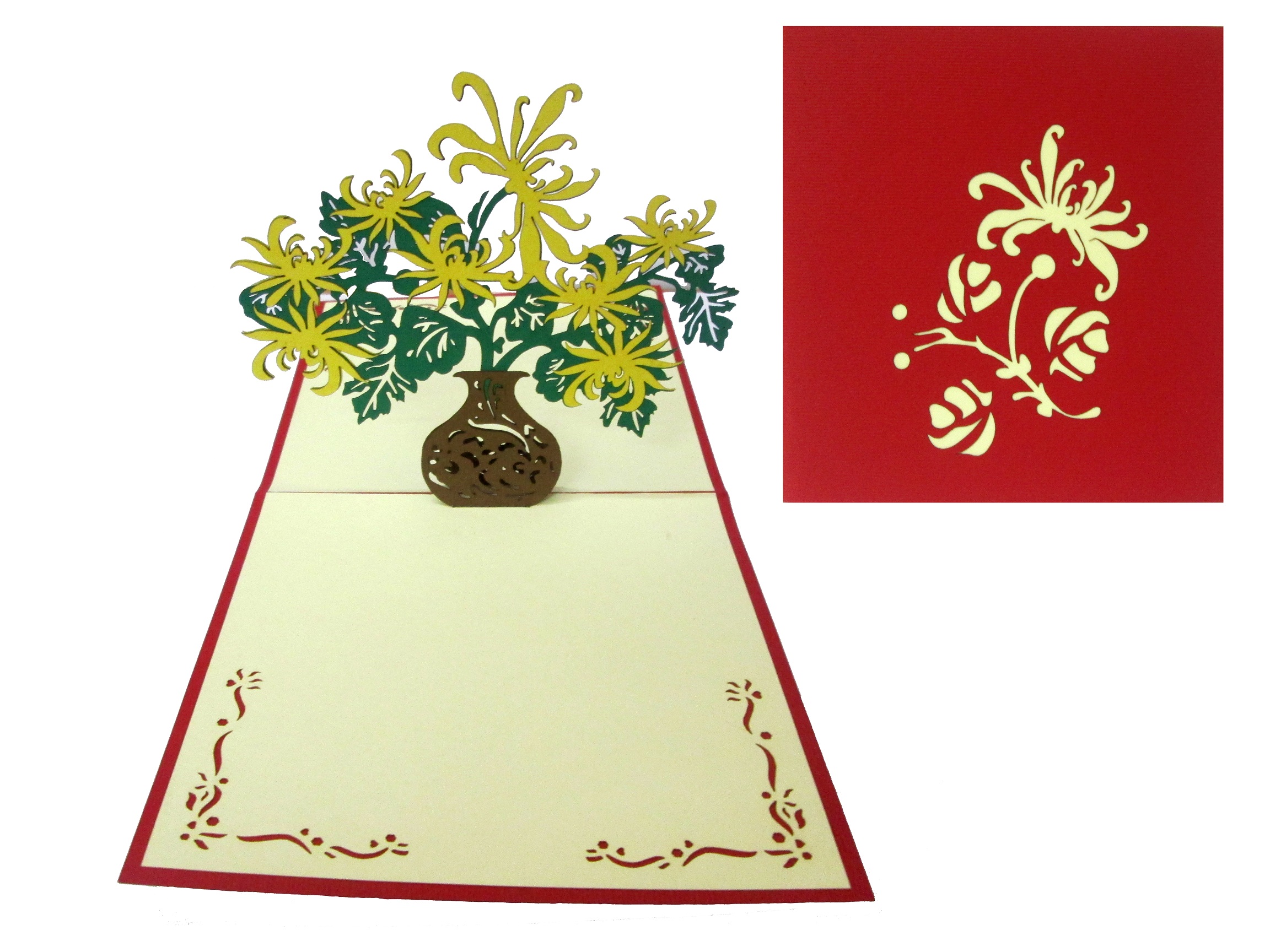 Daisy 3D Pop Up Card