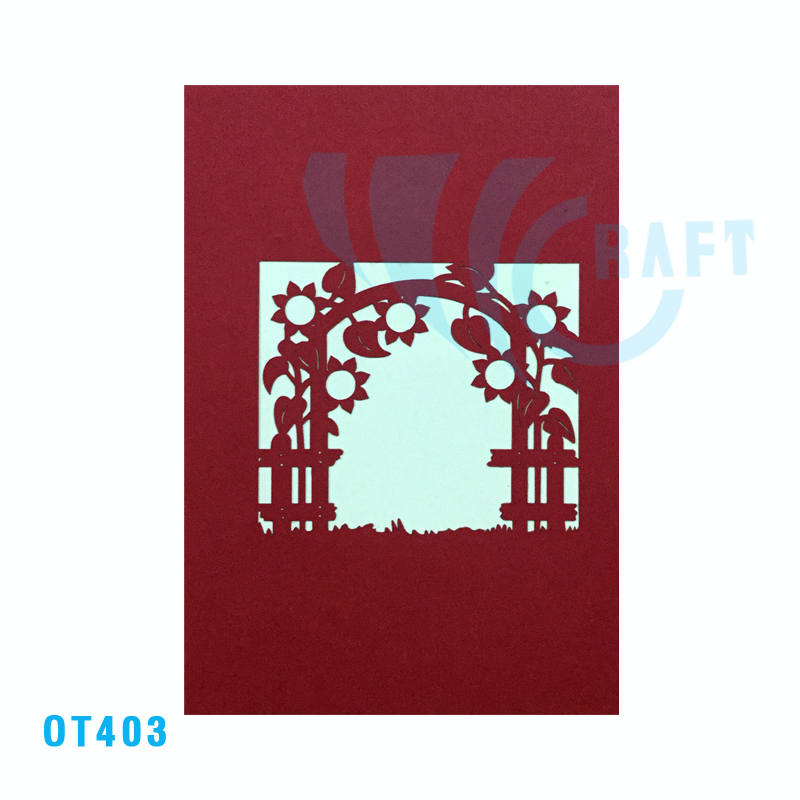 Baby Girl Playing Swing Pop Up Card