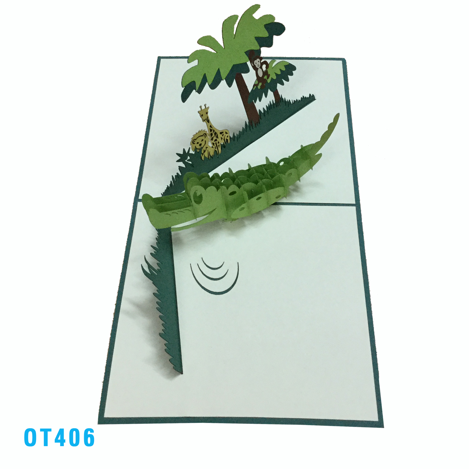 Alligator Pop Up Card