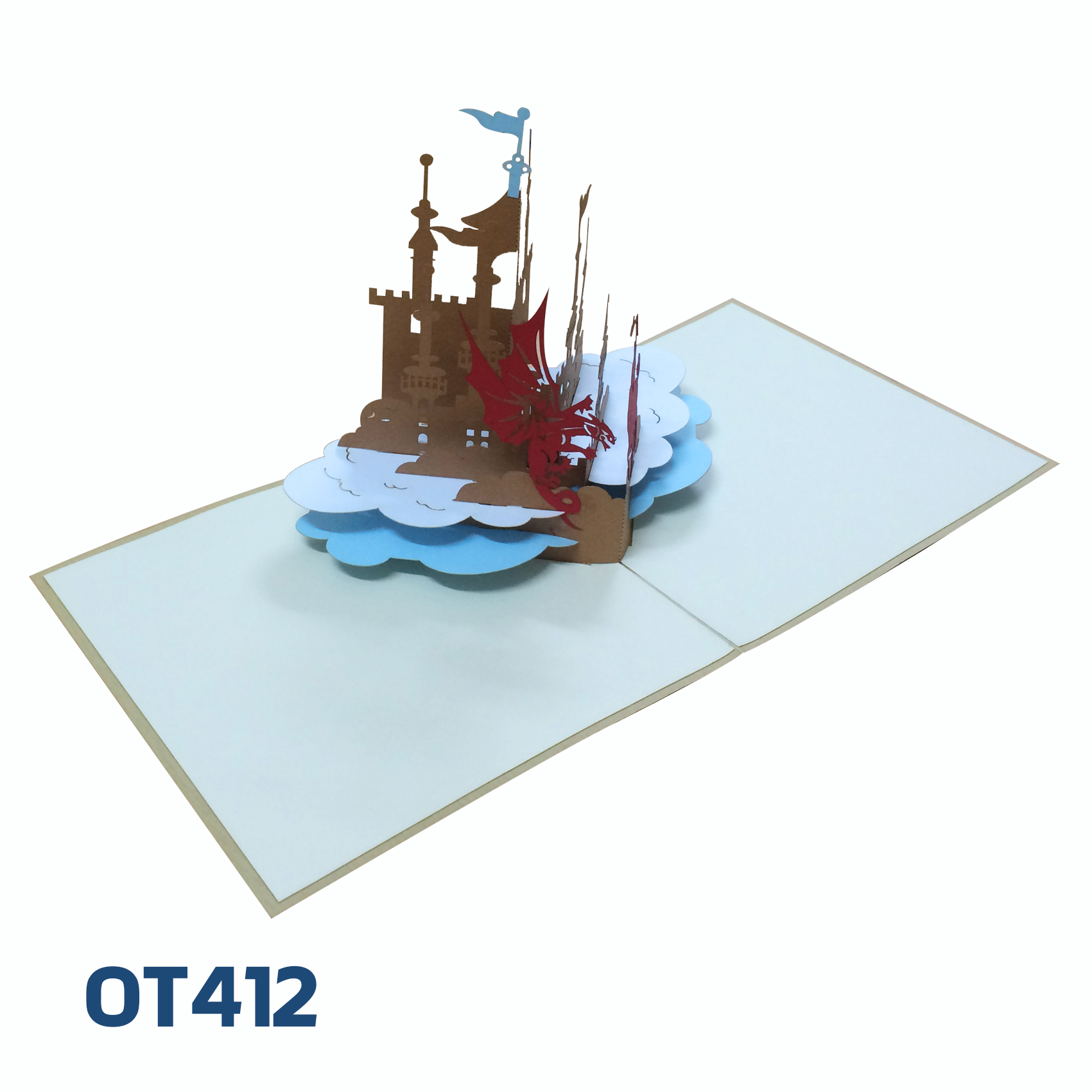 CASTLE POP UP CARD