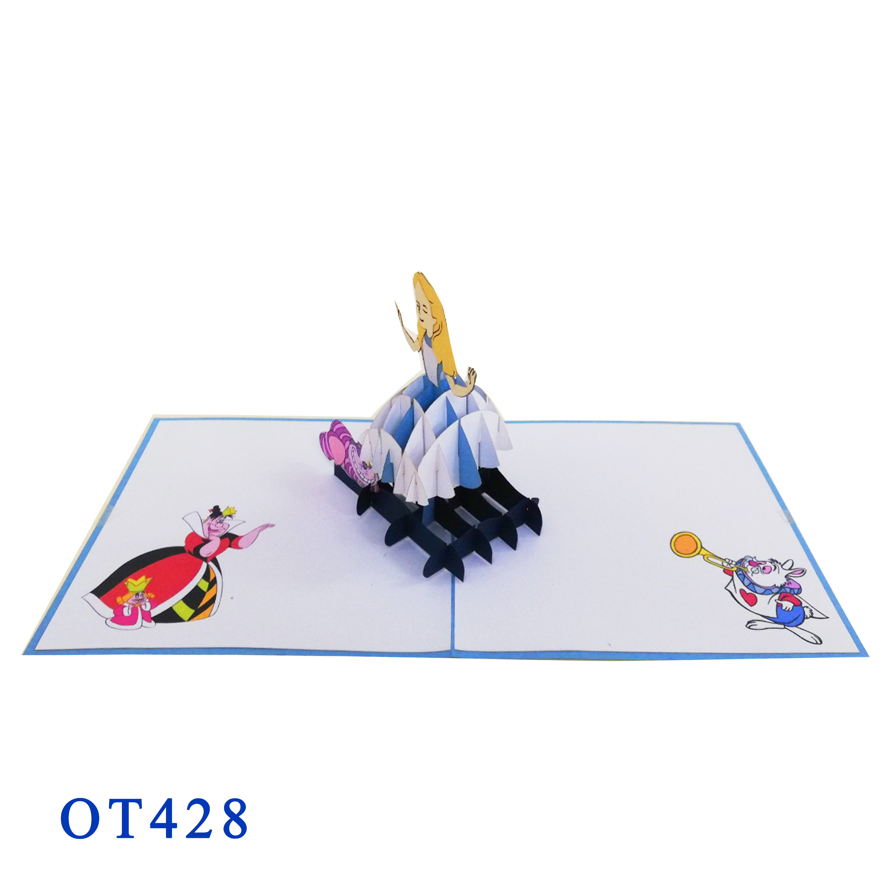 Alice In Wonderland Pop Up Card