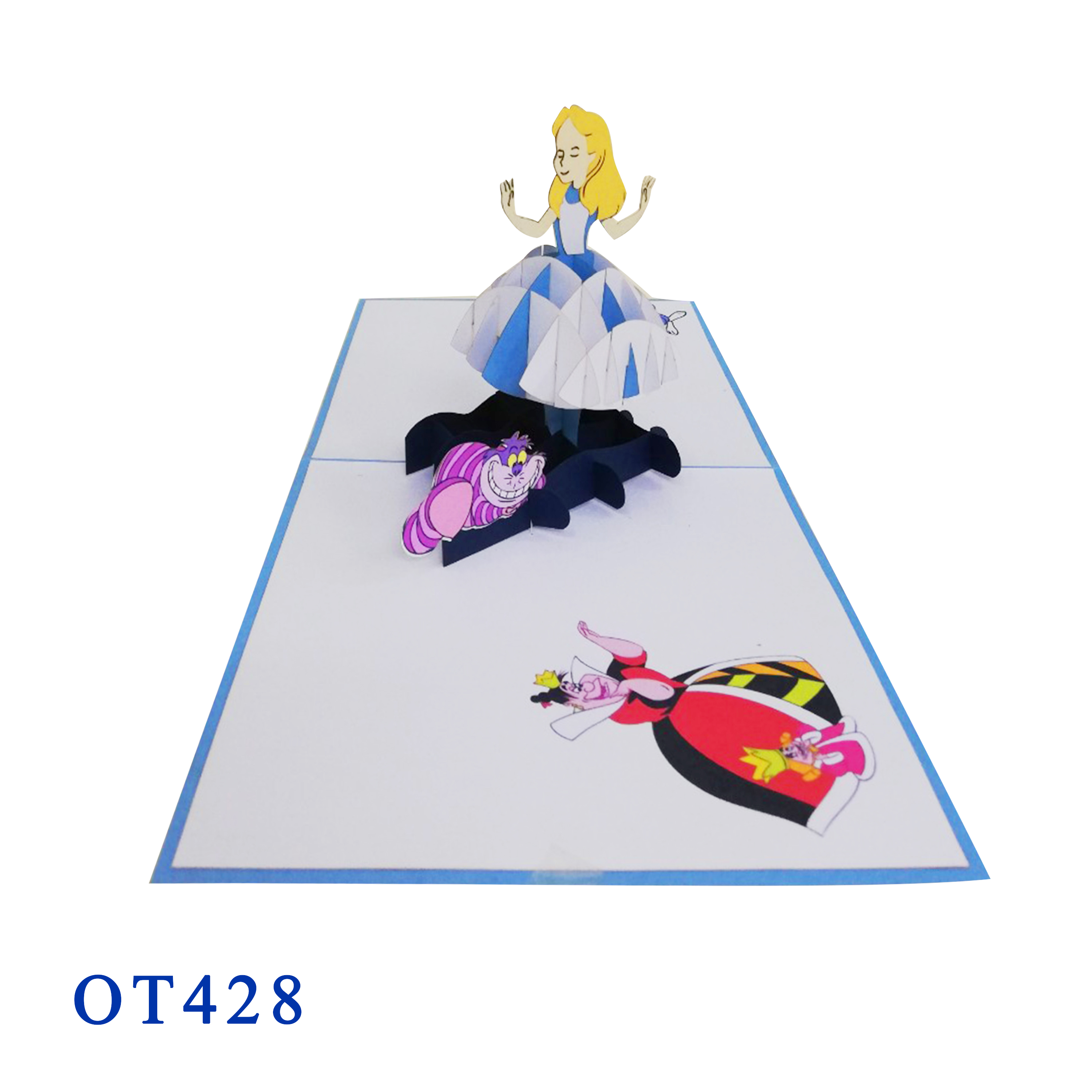 Alice In Wonderland Pop Up Card
