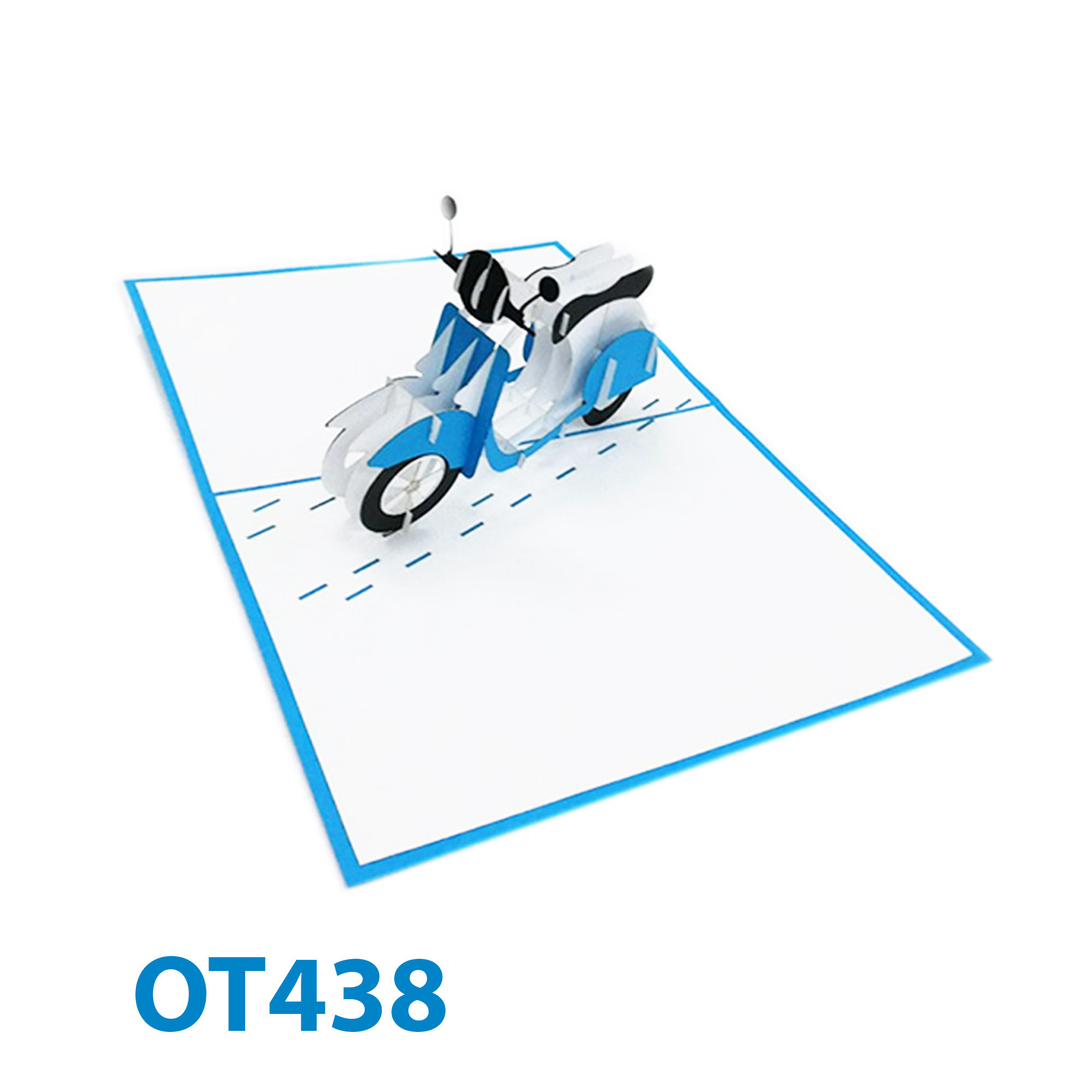 Scooter Pop Up Card